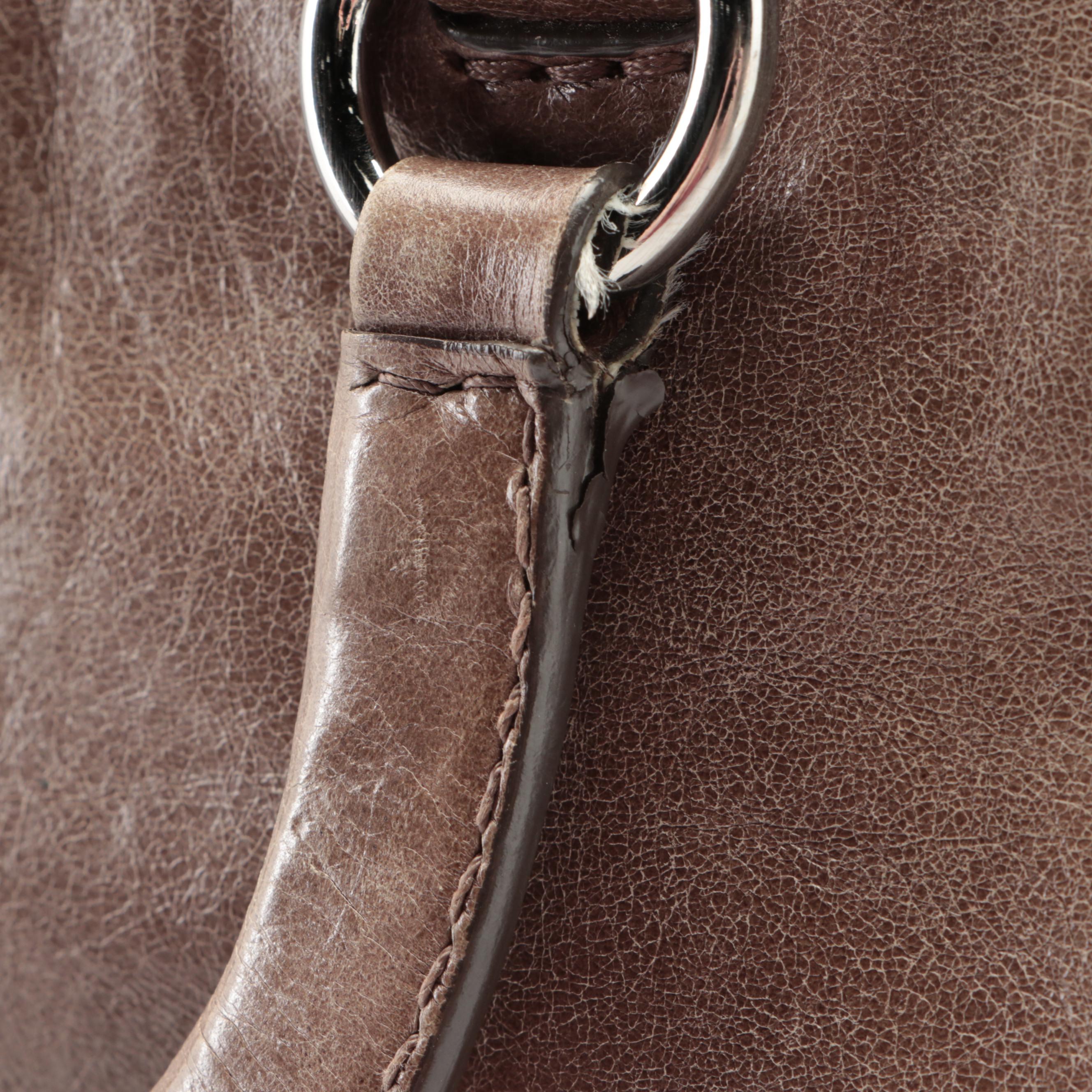 Prada Large Convertible Shopper Tote in Vitello Shine Leather