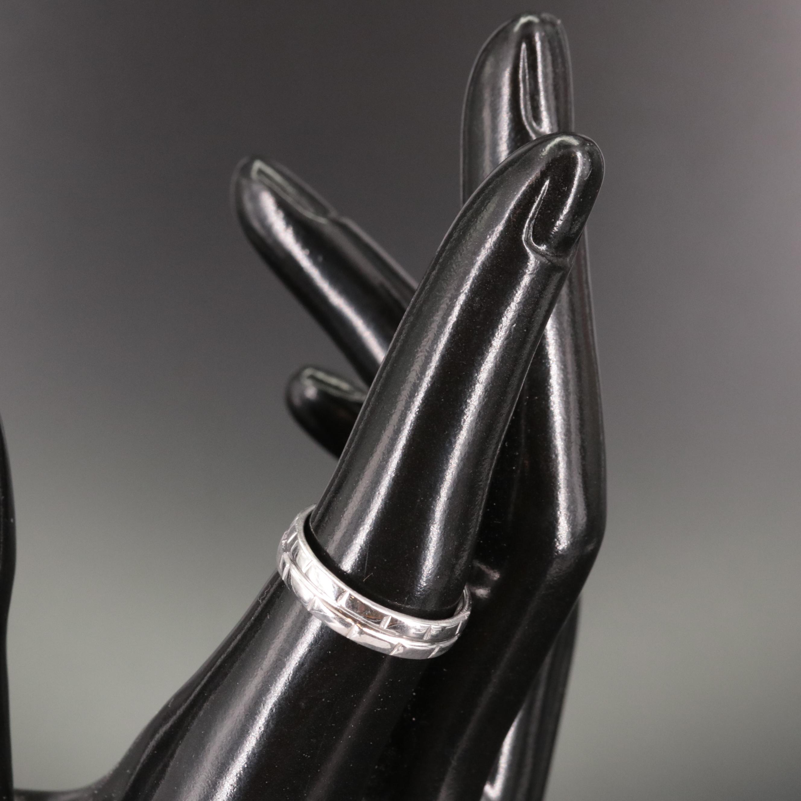 Sterling Textured Ring