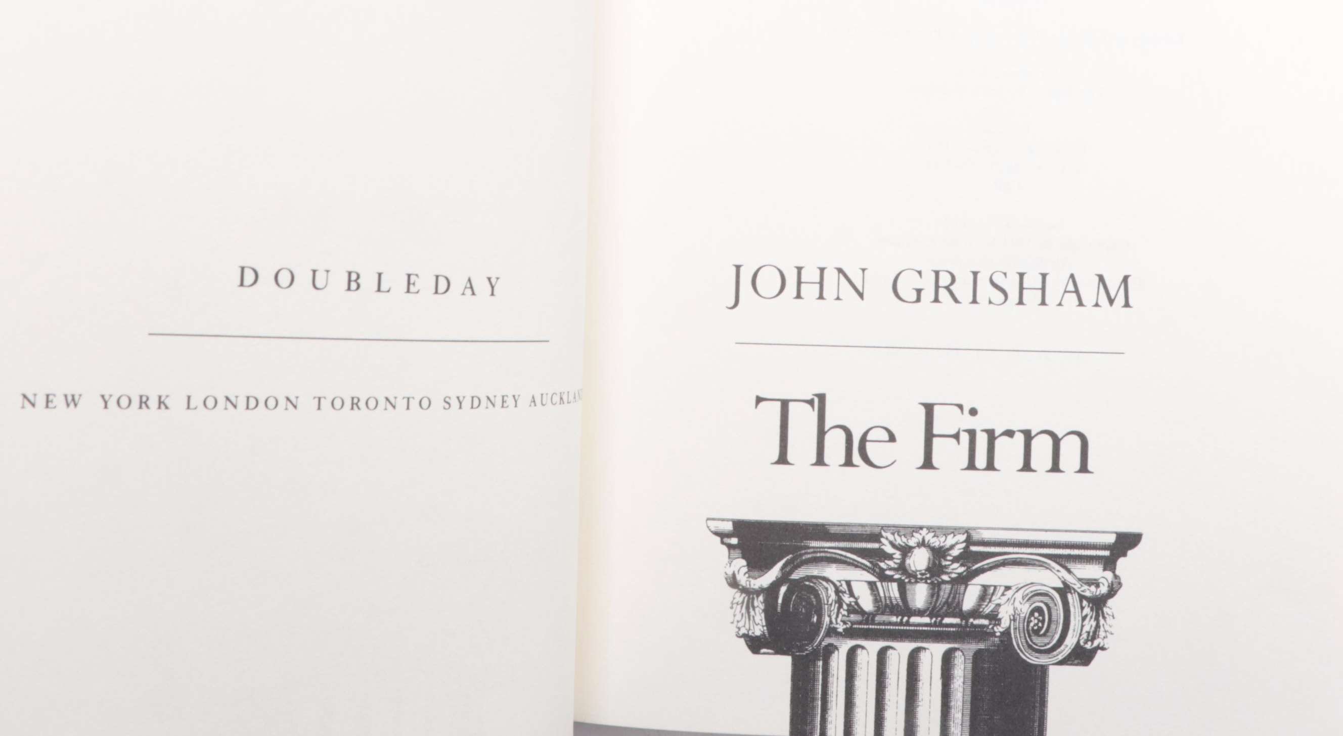 Signed First Edition "The Pelican Brief" and More by John Grisham
