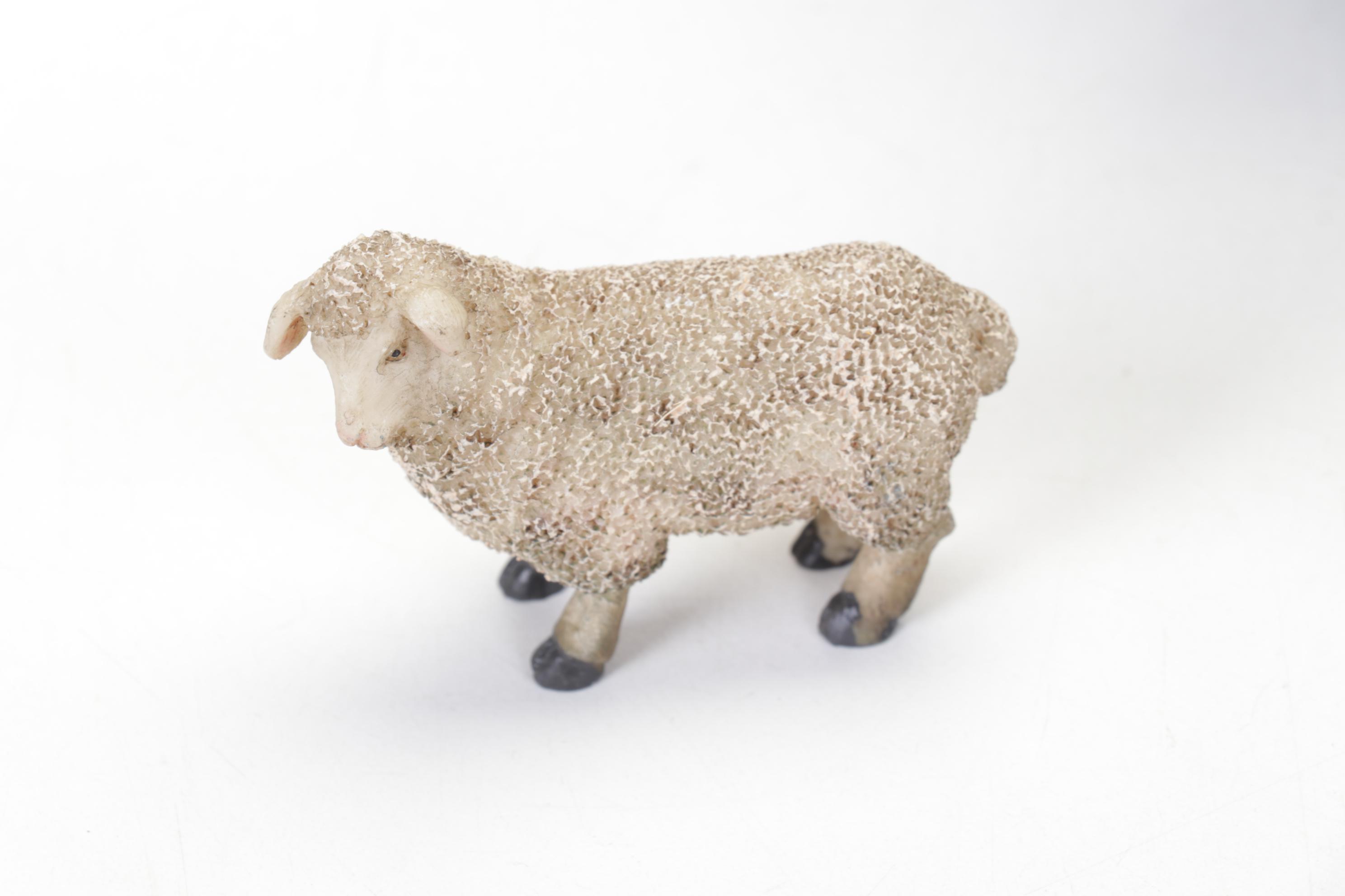 Wooden Noah's Ark with Resin Animals and Figurines