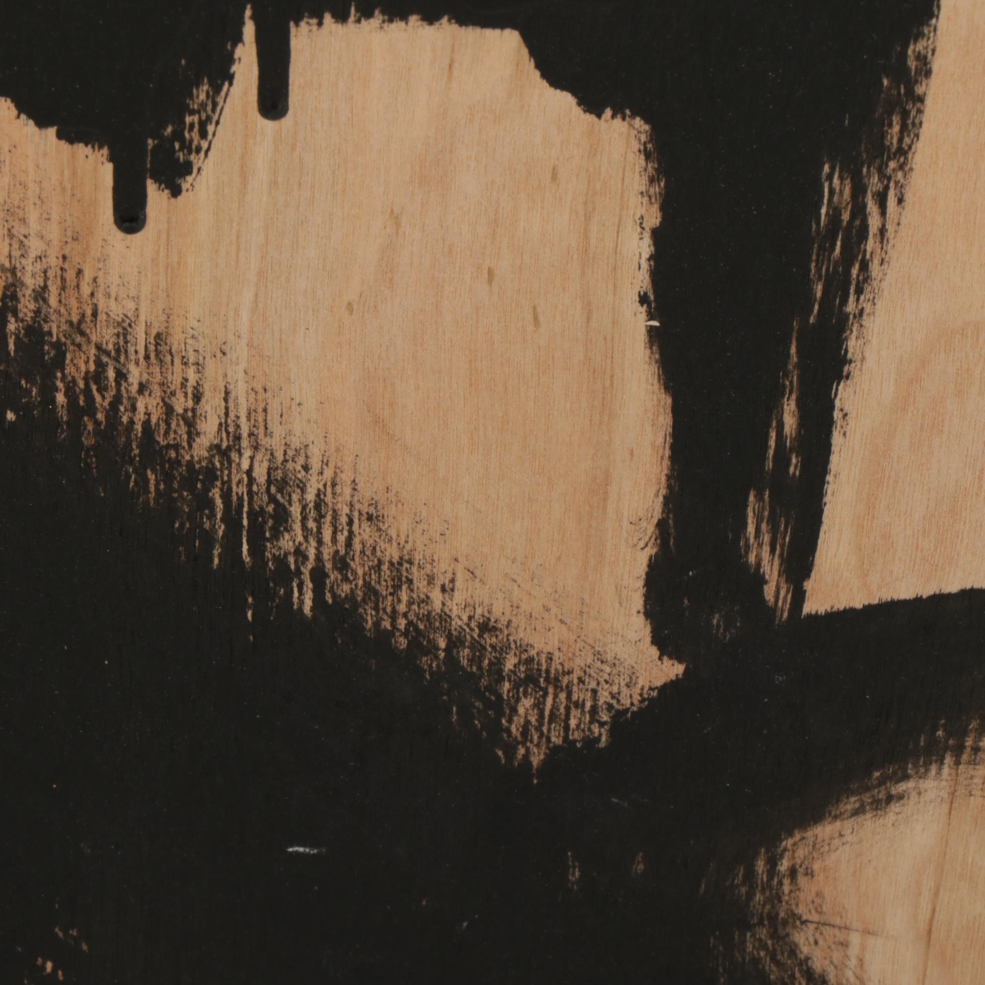 Anthony Eve Kemp Outsider Art Acrylic Painting "Nick at Peace," 2016