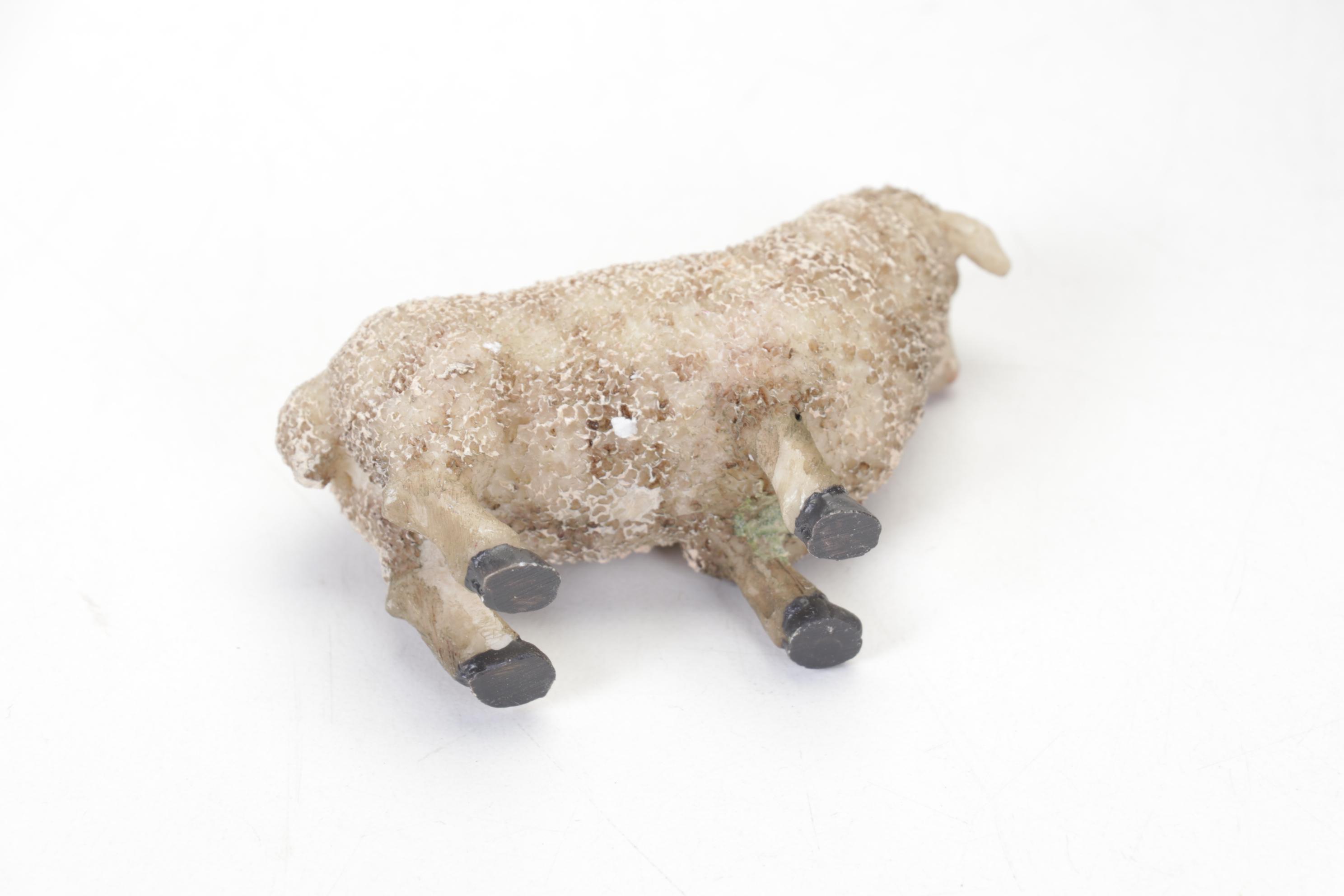 Wooden Noah's Ark with Resin Animals and Figurines