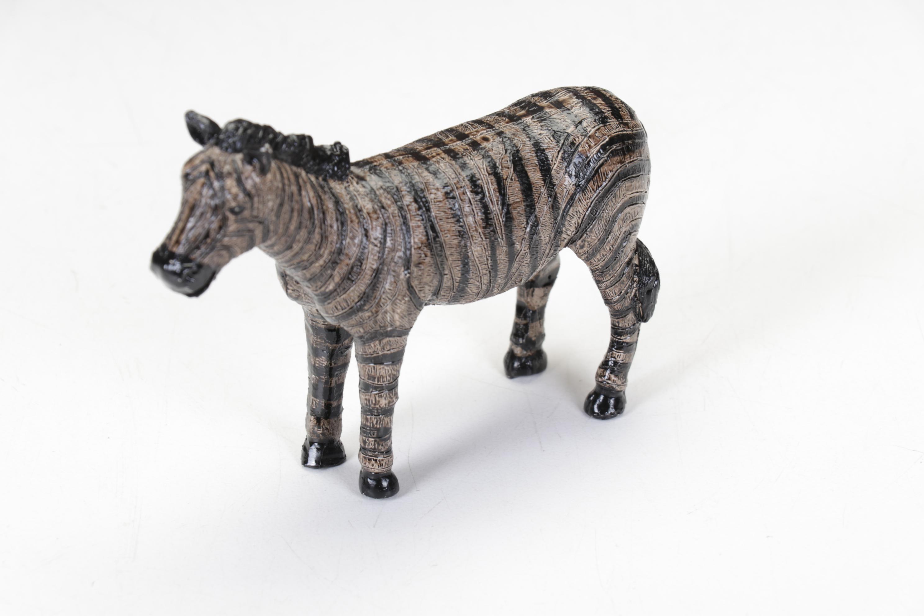 Wooden Noah's Ark with Resin Animals and Figurines