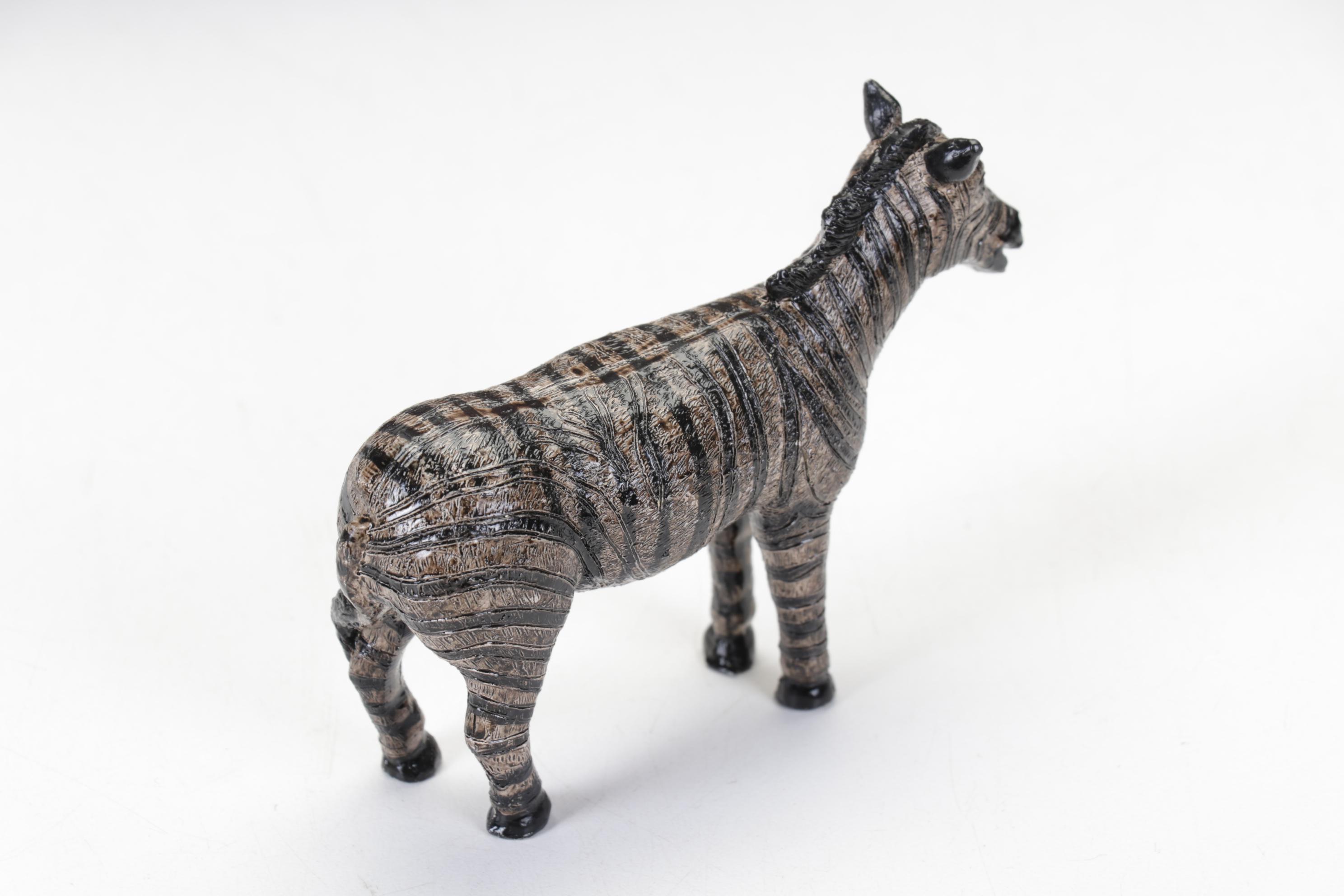 Wooden Noah's Ark with Resin Animals and Figurines