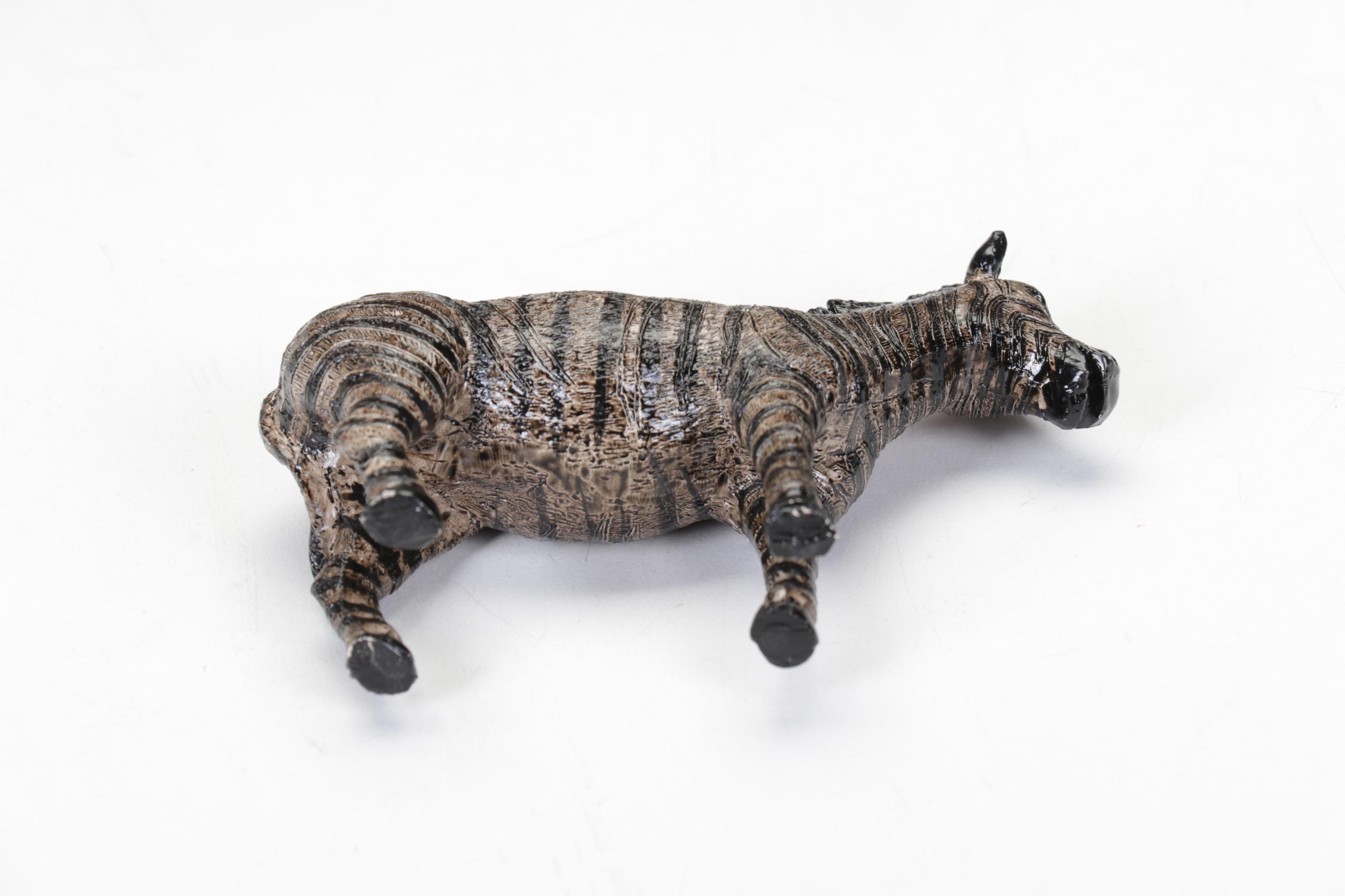 Wooden Noah's Ark with Resin Animals and Figurines