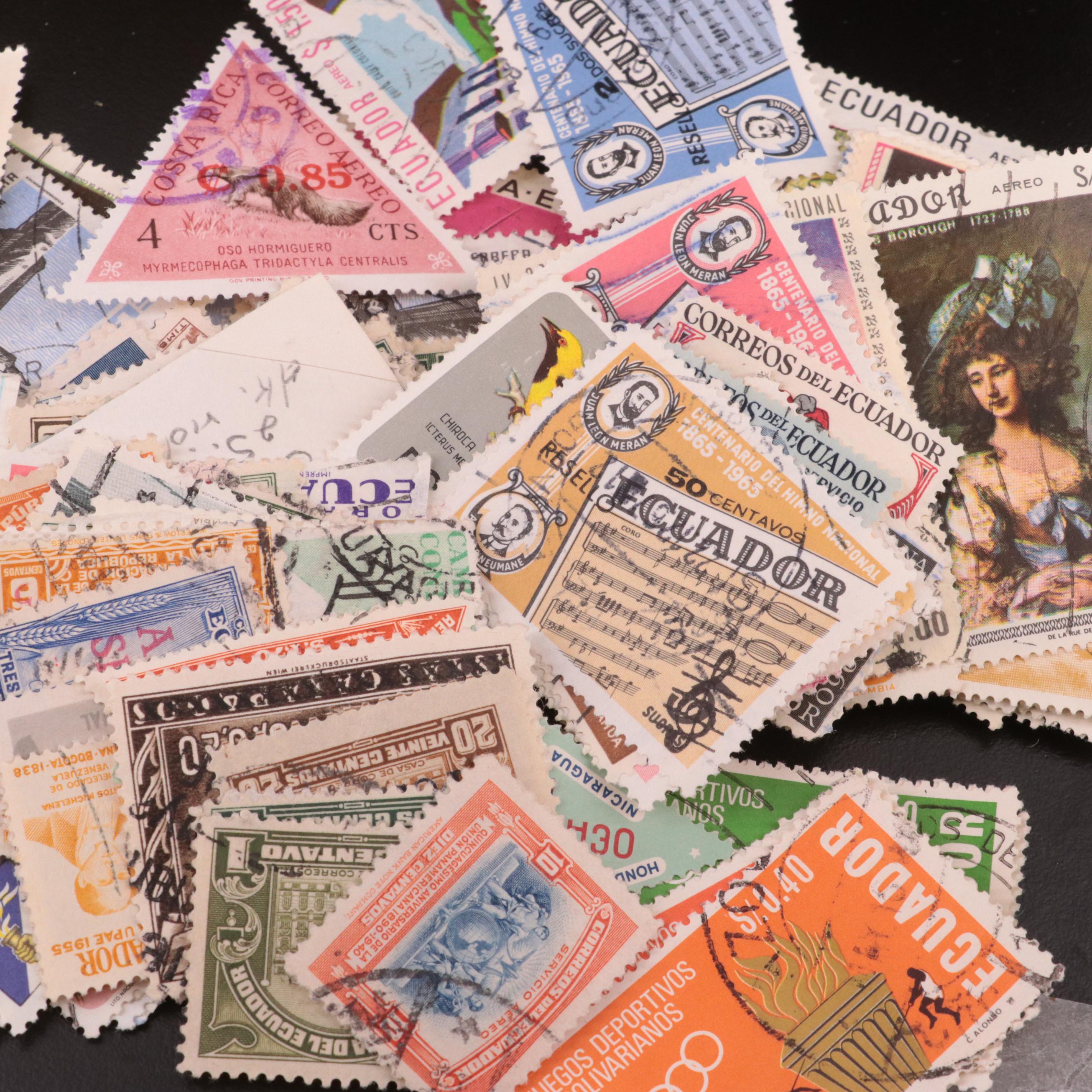 Vintage World Wide Postage Stamp Album