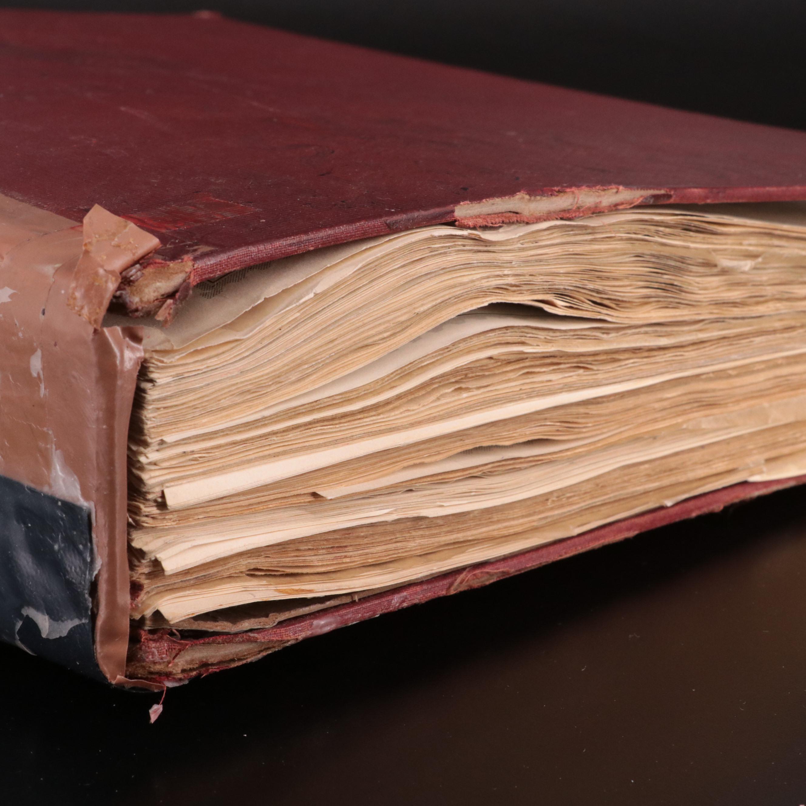 Vintage World Wide Postage Stamp Album