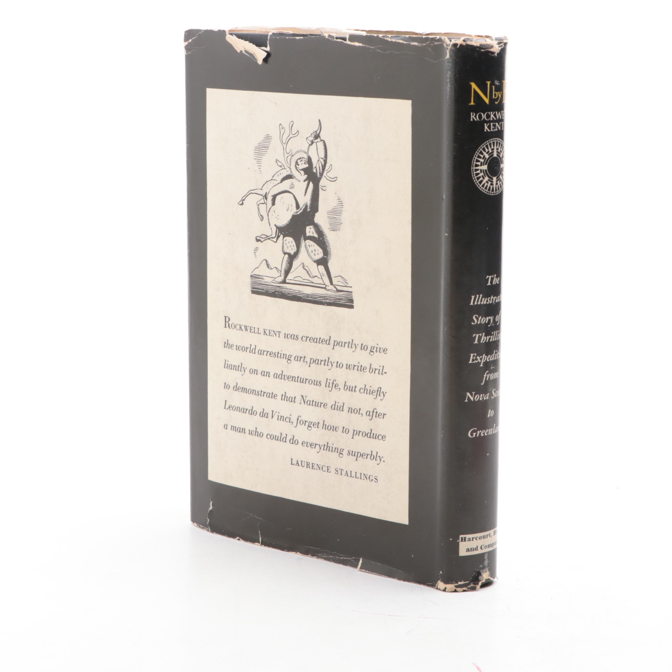 Signed "N by E" by Rockwell Kent, 1944