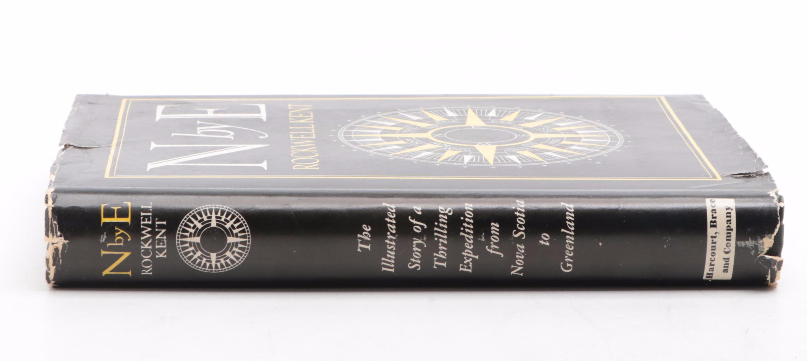 Signed "N by E" by Rockwell Kent, 1944