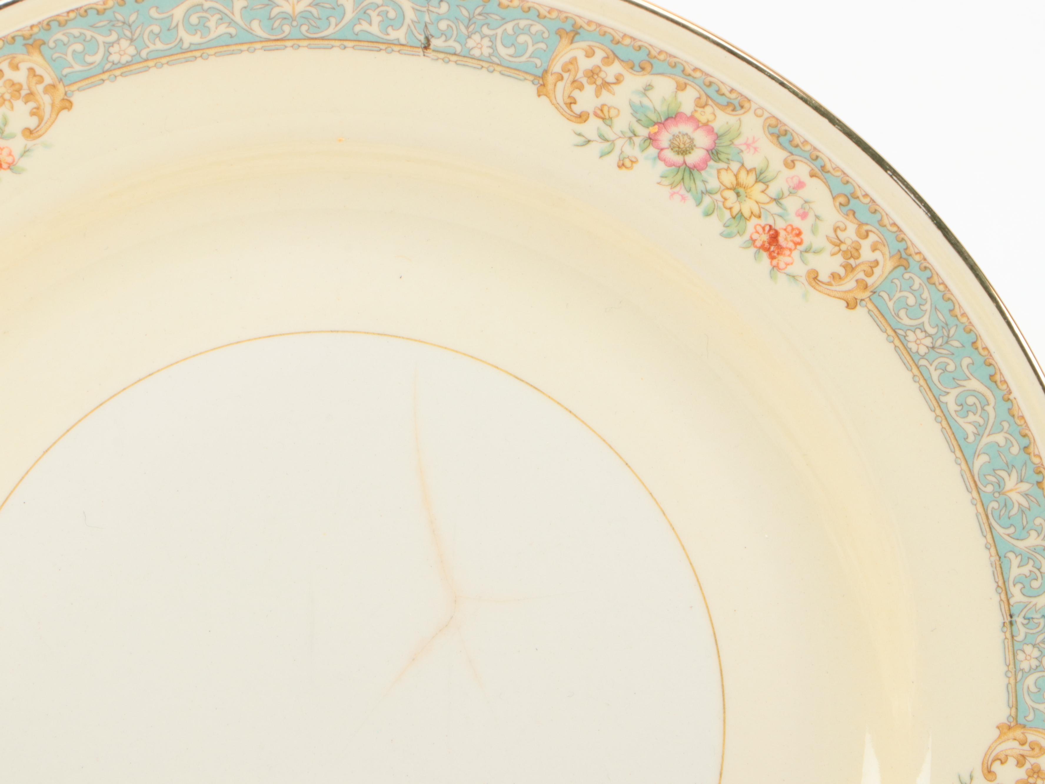 Homer Laughlin "Blue Dawn" Ceramic Dinnerware and Serving Accessories