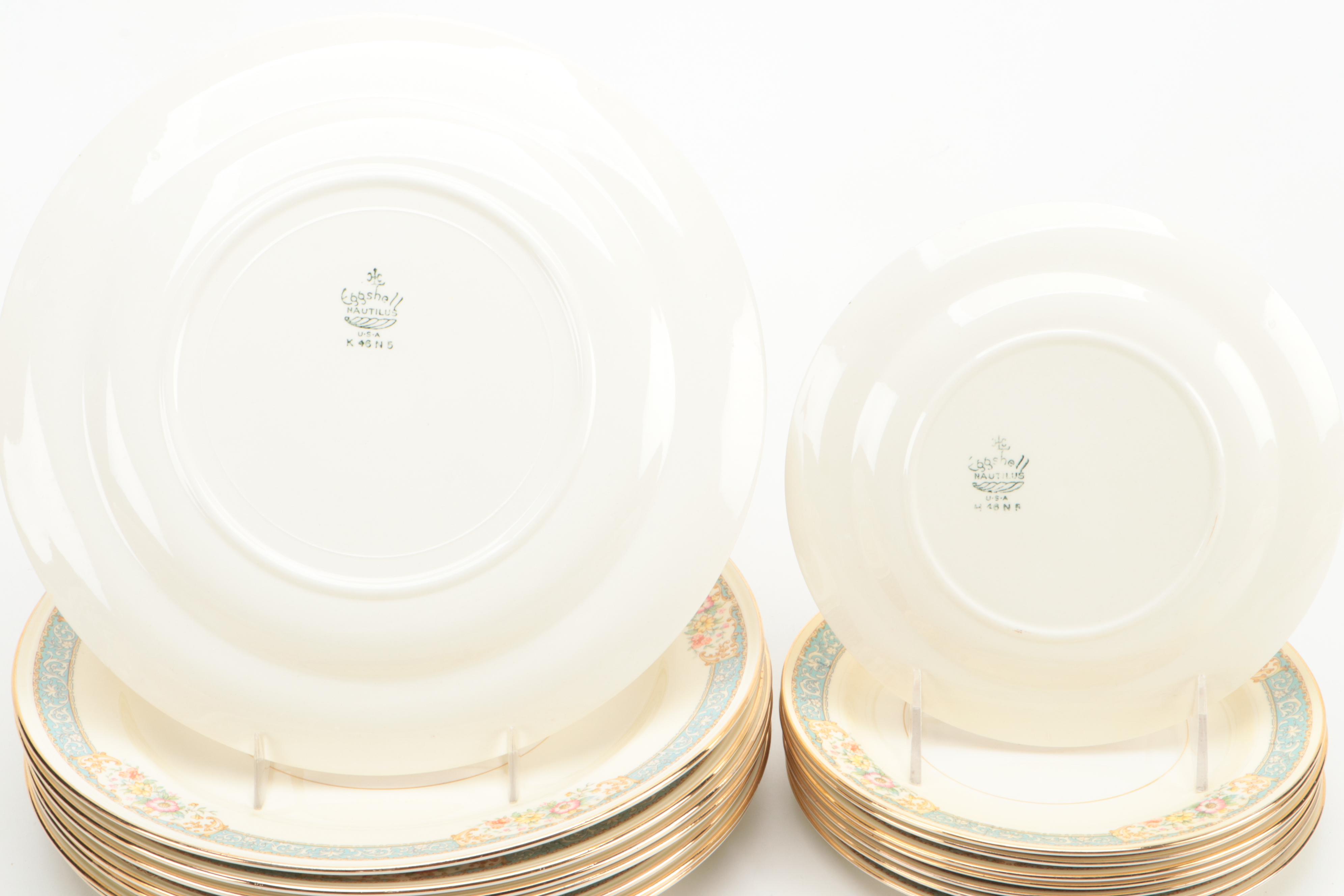 Homer Laughlin "Blue Dawn" Ceramic Dinnerware and Serving Accessories