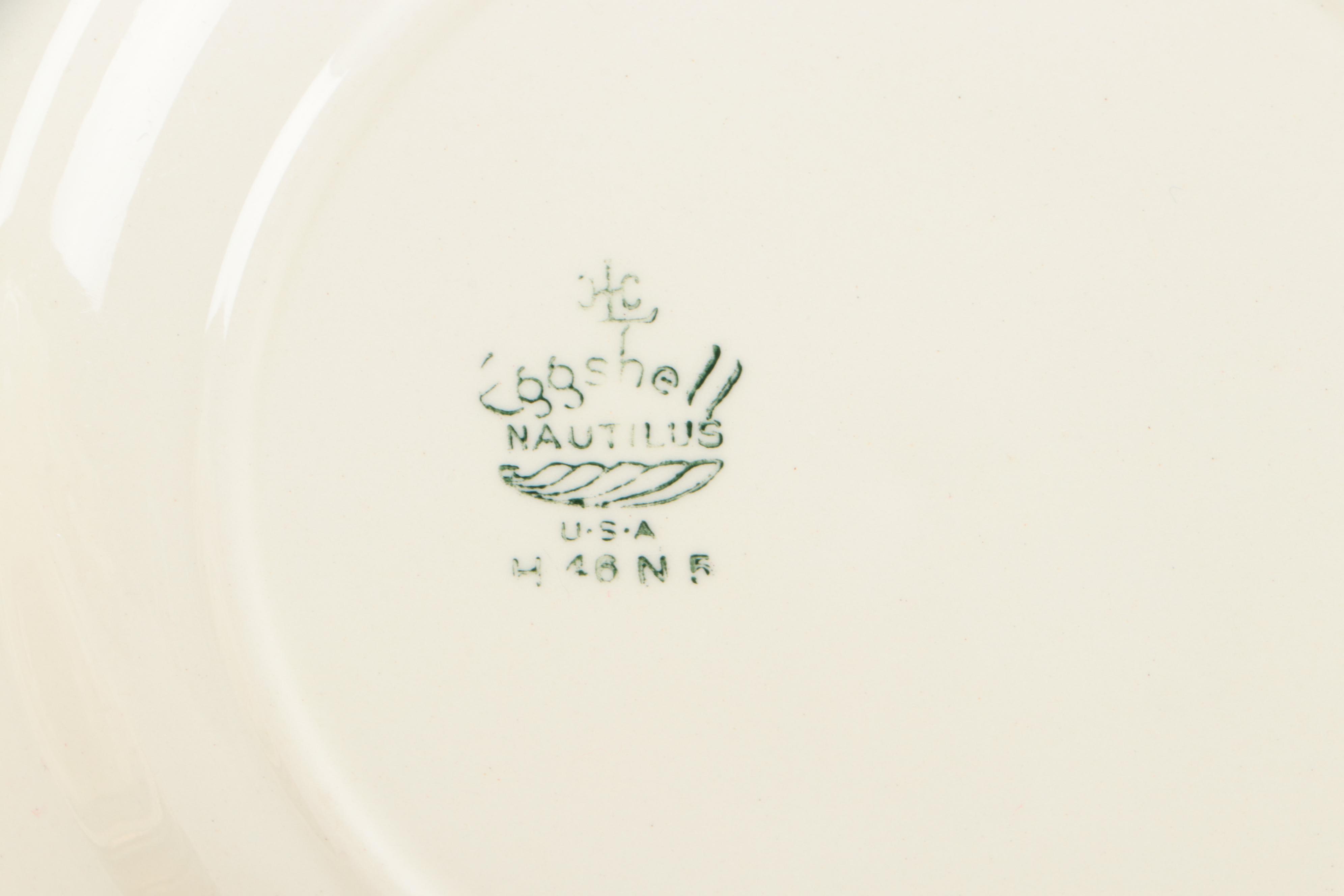 Homer Laughlin "Blue Dawn" Ceramic Dinnerware and Serving Accessories