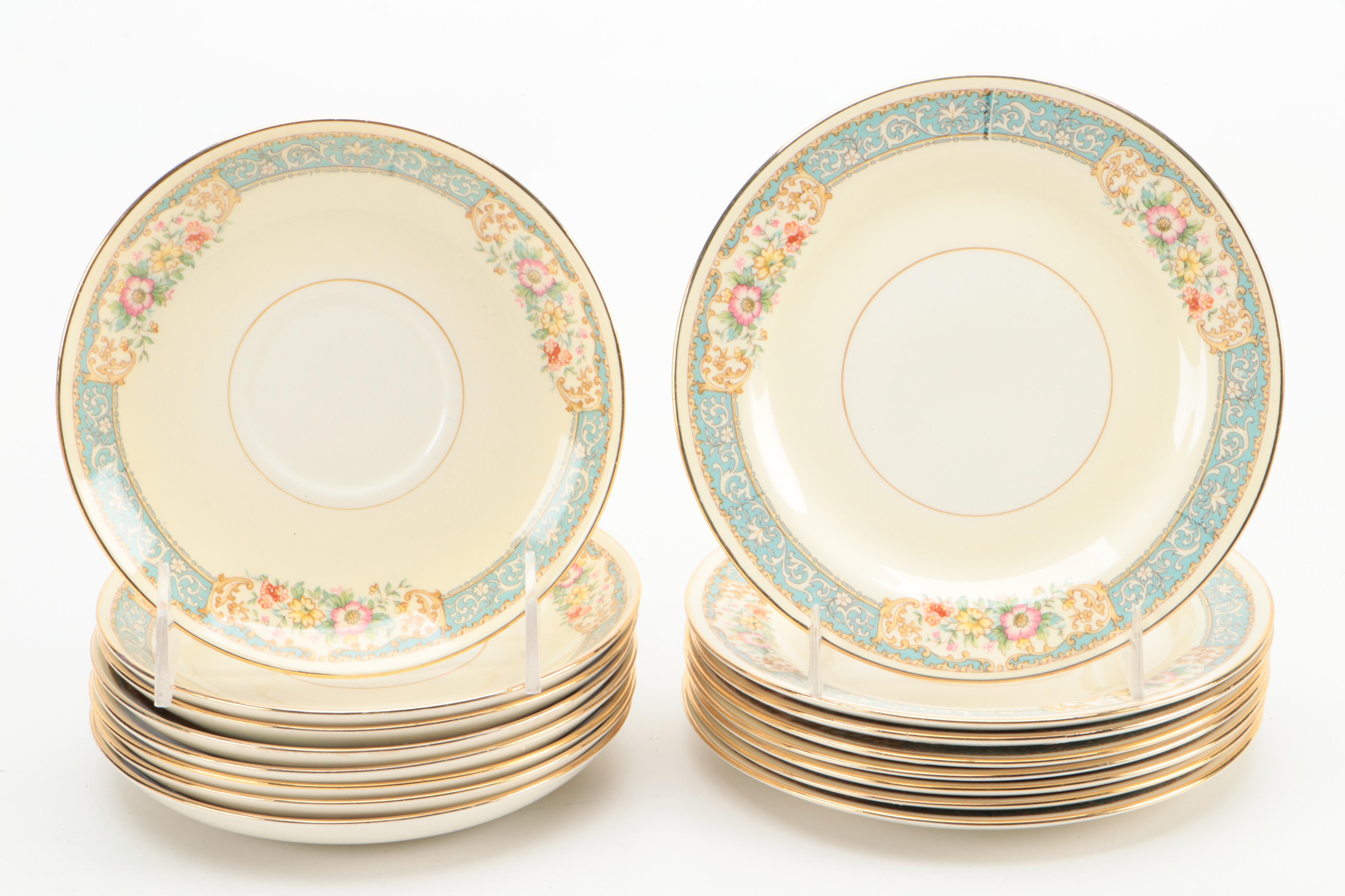 Homer Laughlin "Blue Dawn" Ceramic Dinnerware and Serving Accessories