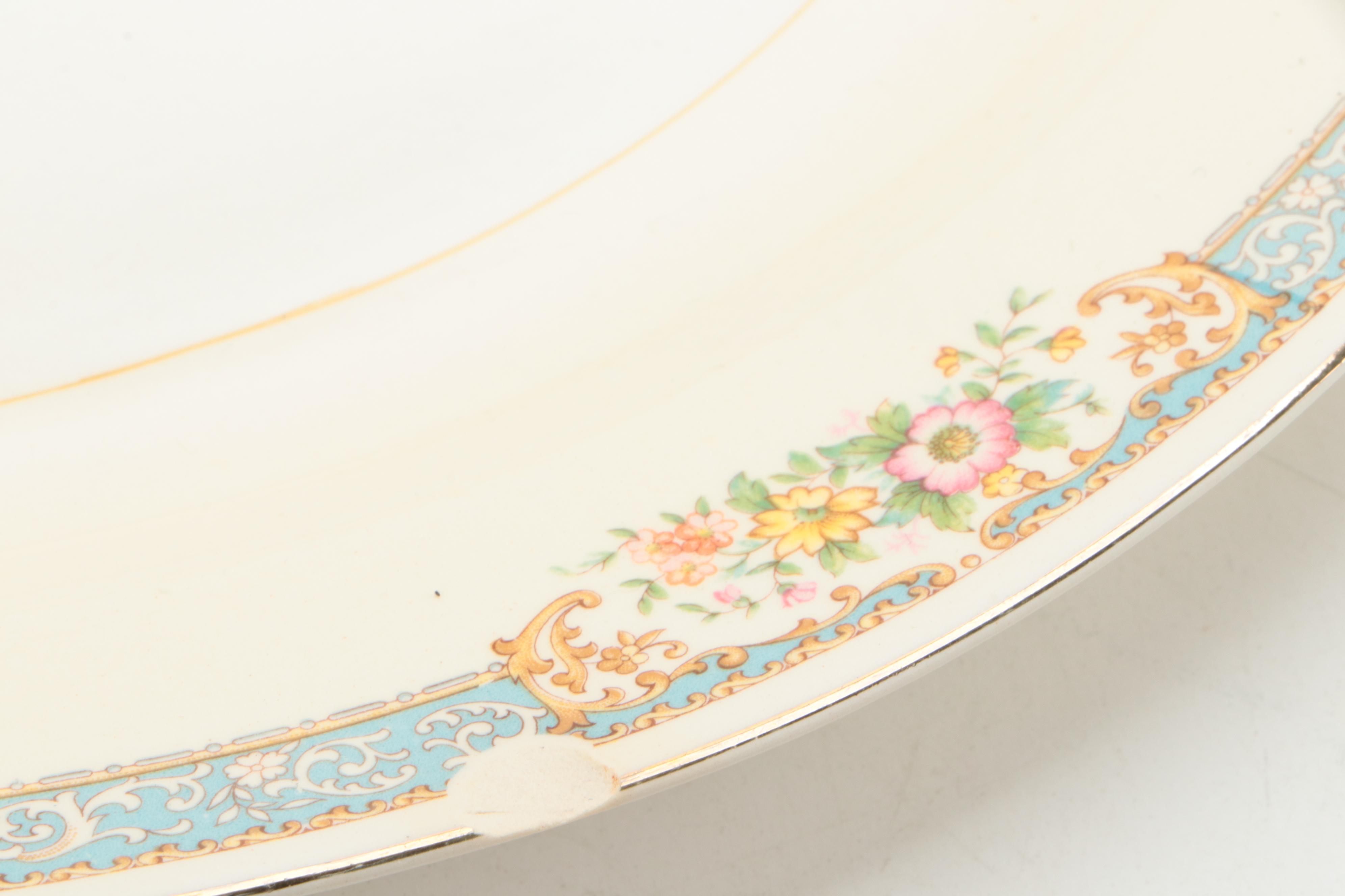 Homer Laughlin "Blue Dawn" Ceramic Dinnerware and Serving Accessories