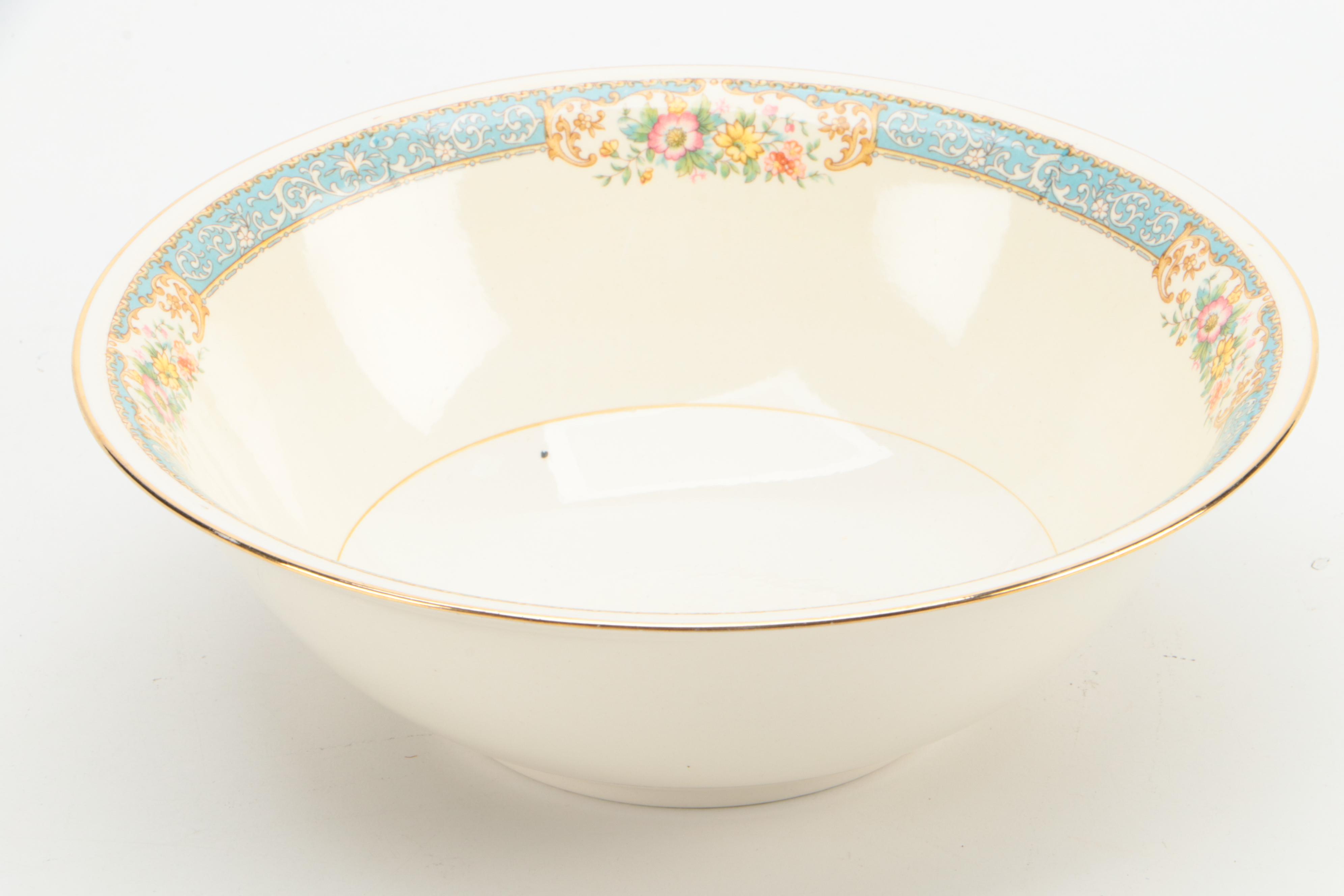 Homer Laughlin "Blue Dawn" Ceramic Dinnerware and Serving Accessories