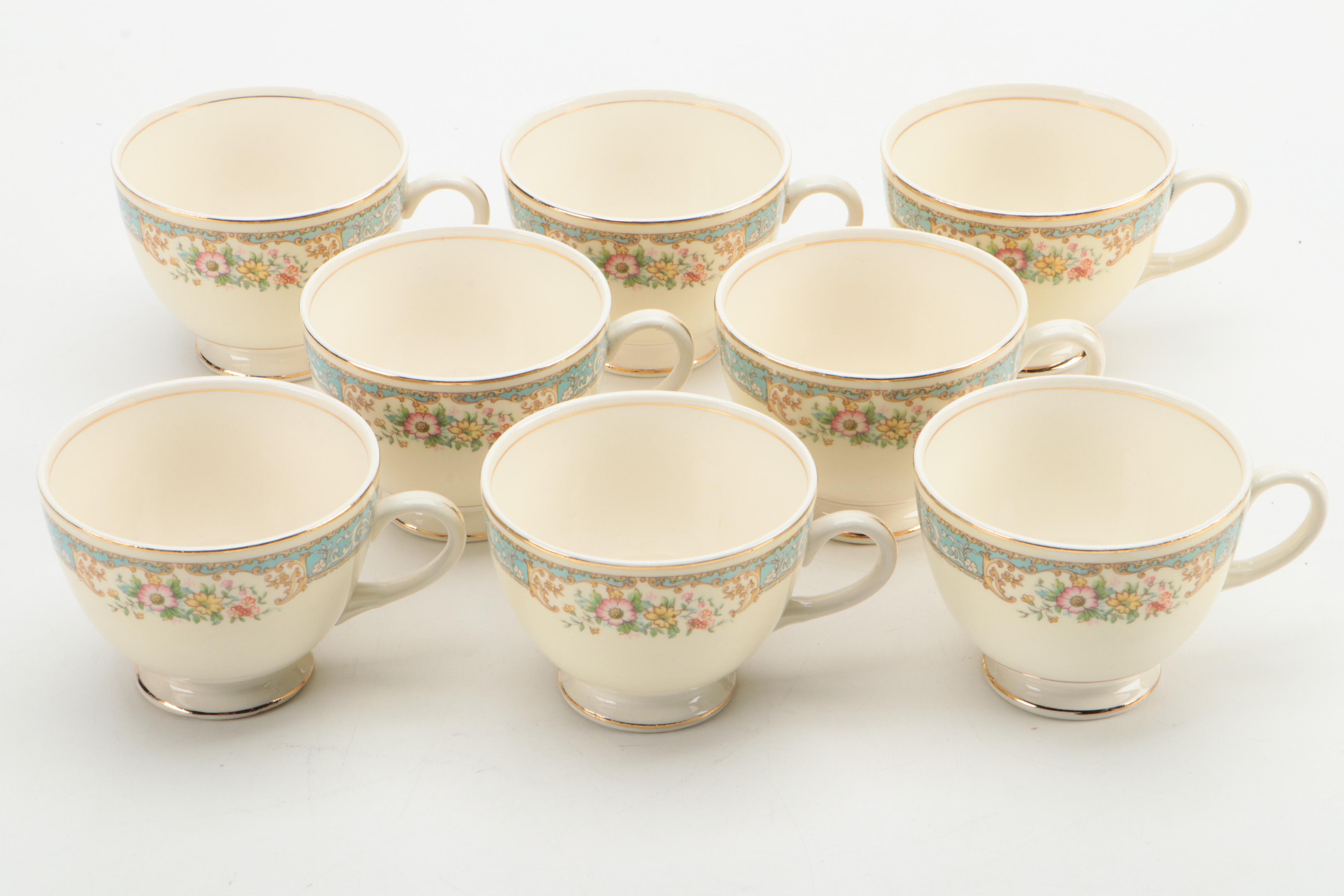 Homer Laughlin "Blue Dawn" Ceramic Dinnerware and Serving Accessories