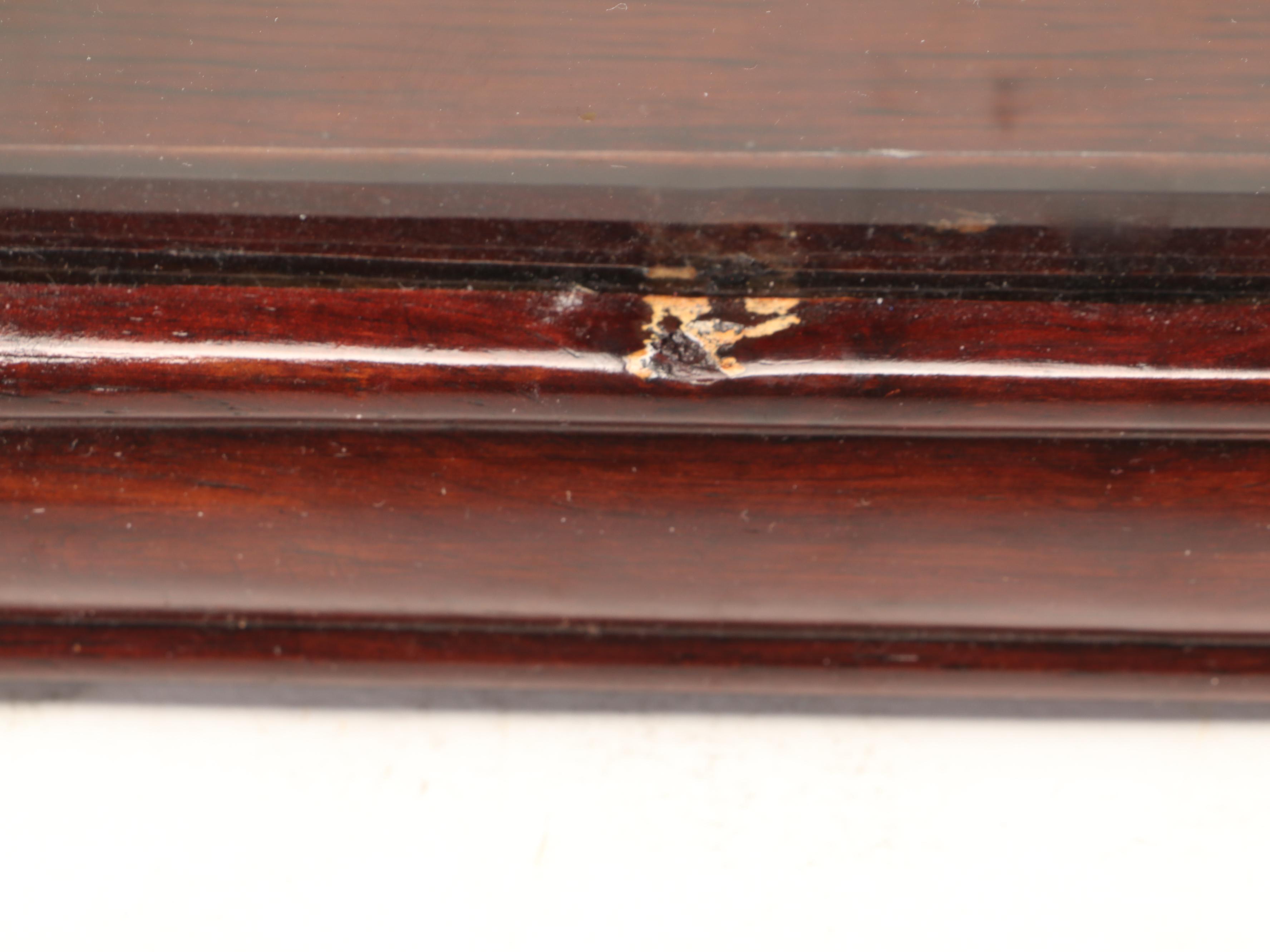 Chippendale Style Mahogany and Glass Hanging Display Cabinet