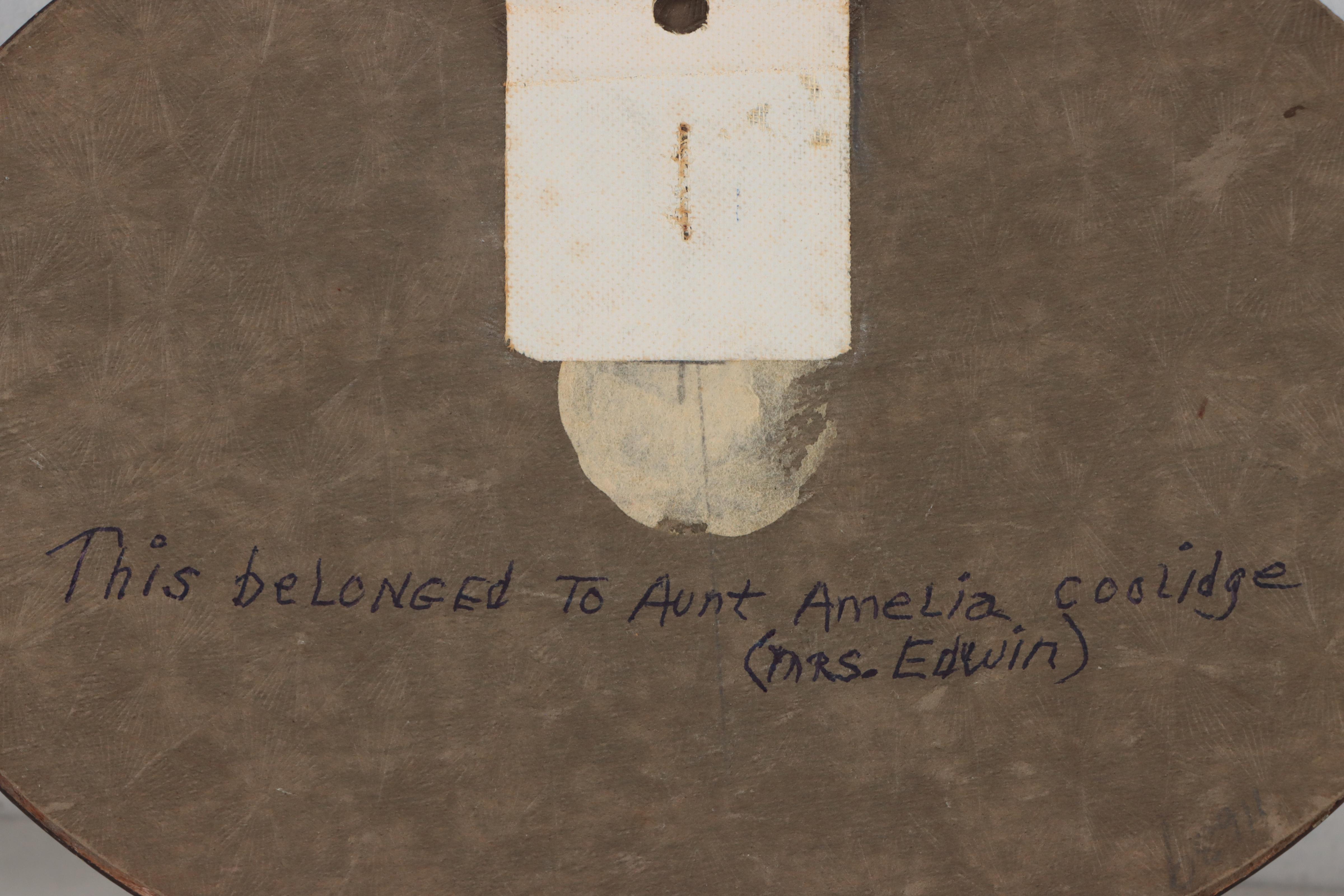 H. H. Reed Silhouette Drawings and Framed Needlepoint Textile