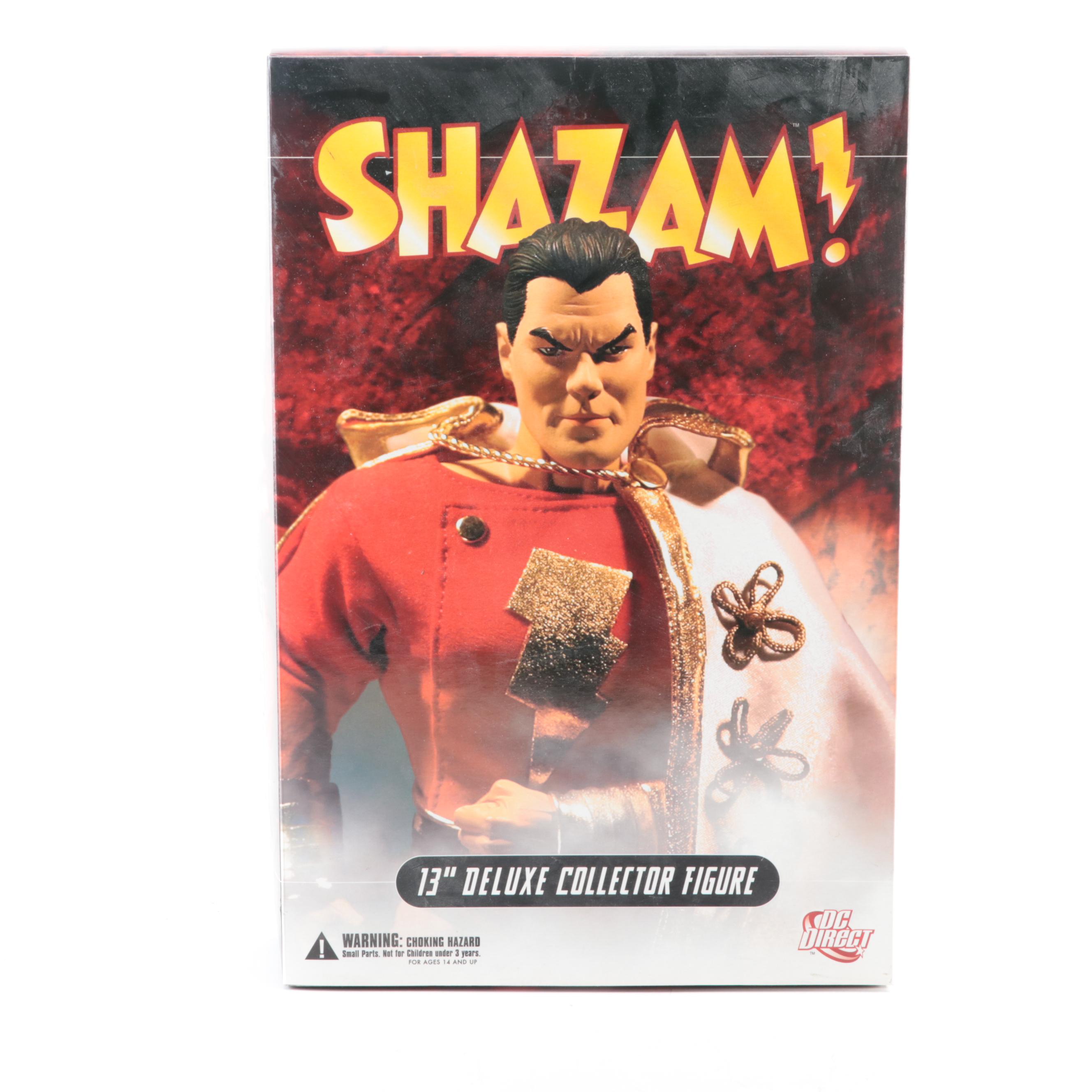 Shazam! Comic Book, Deluxe Collector Figure, and More, 1990s–2000s