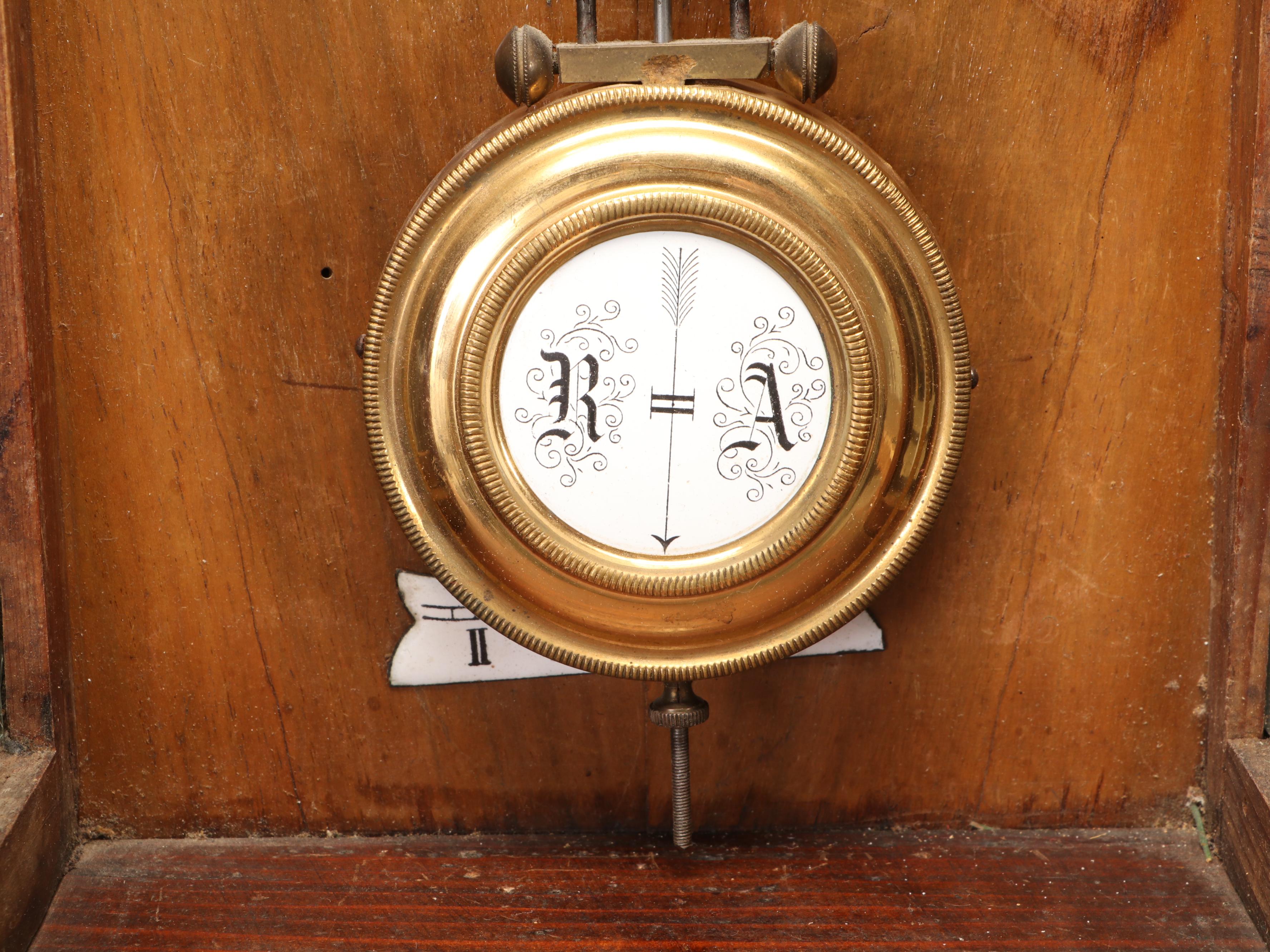 Junghans Carved Walnut Regulator Wall Clock, Late 19th/ Early 20th Century