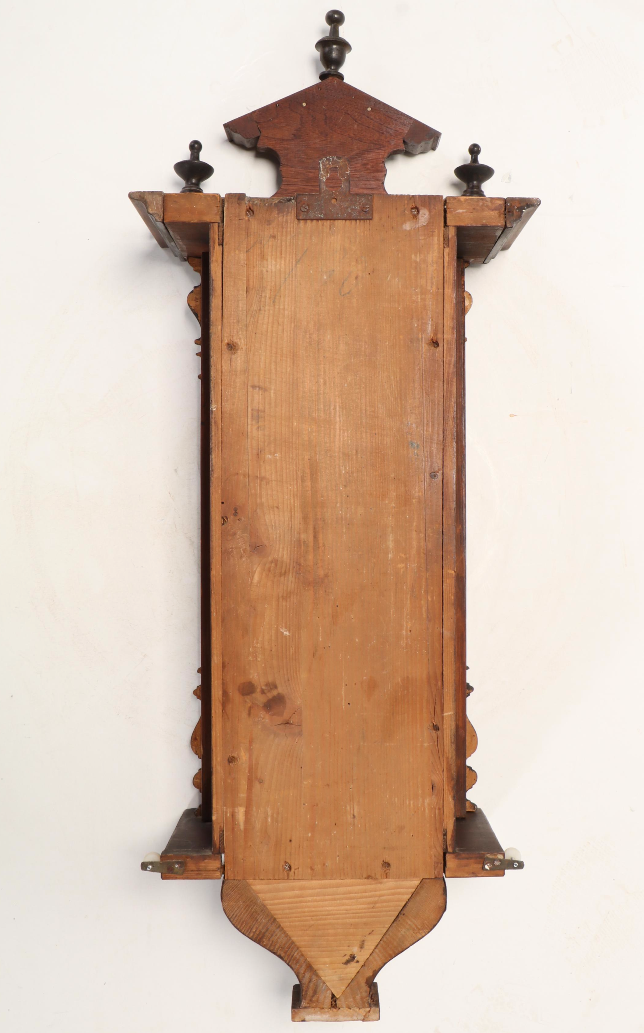 Junghans Carved Walnut Regulator Wall Clock, Late 19th/ Early 20th Century