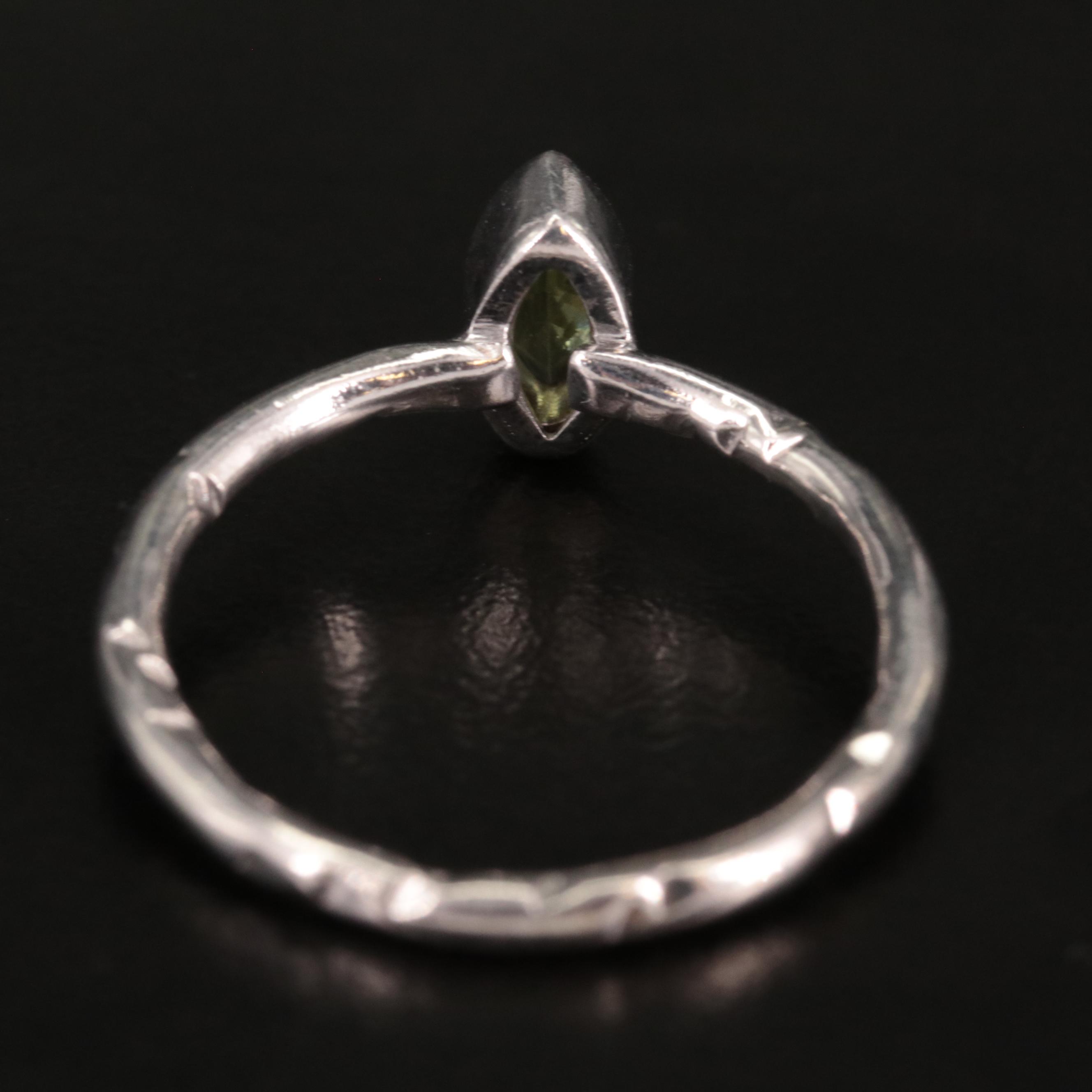 Sterling Peridot Ring
