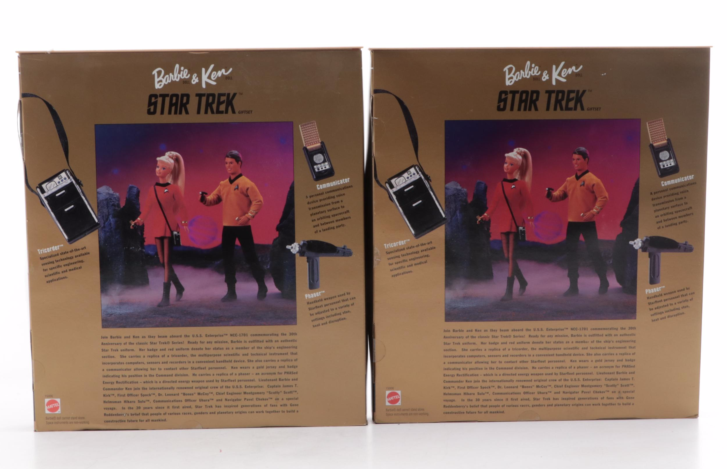 Barbie & Ken "Star Trek" 30th Anniversary Collector's Edition Sets