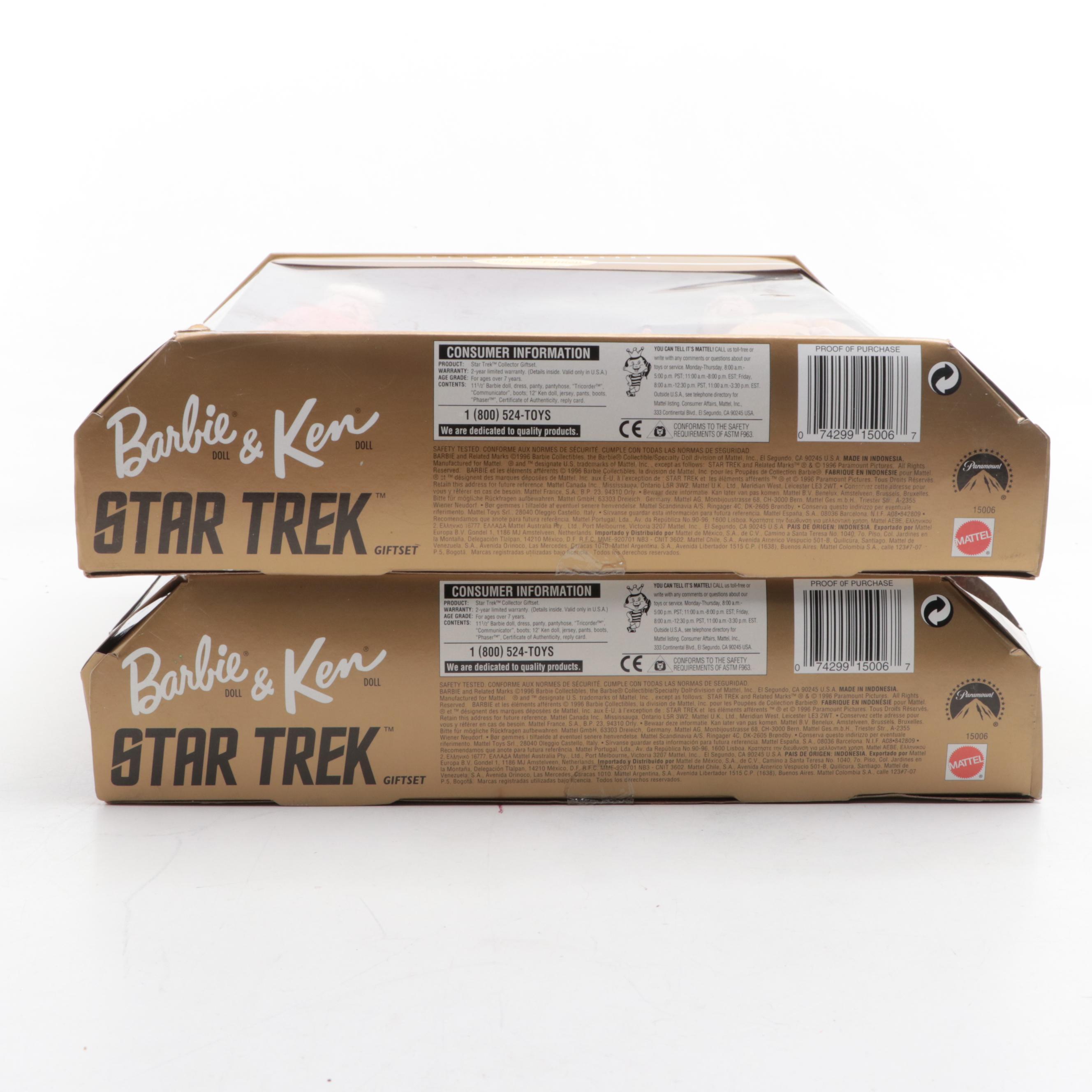Barbie & Ken "Star Trek" 30th Anniversary Collector's Edition Sets