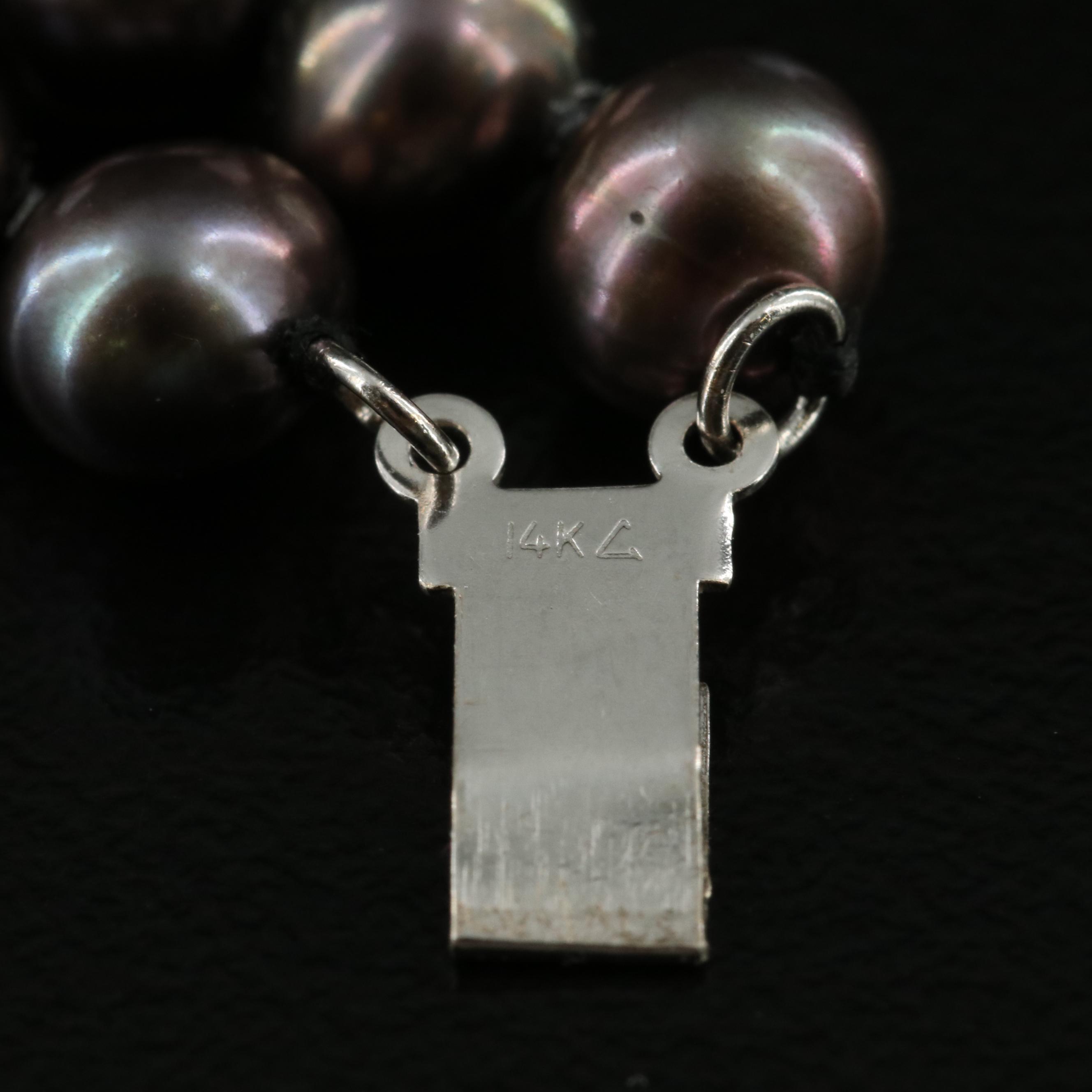 Pearl Double Strand Bracelet with 14K Clasp