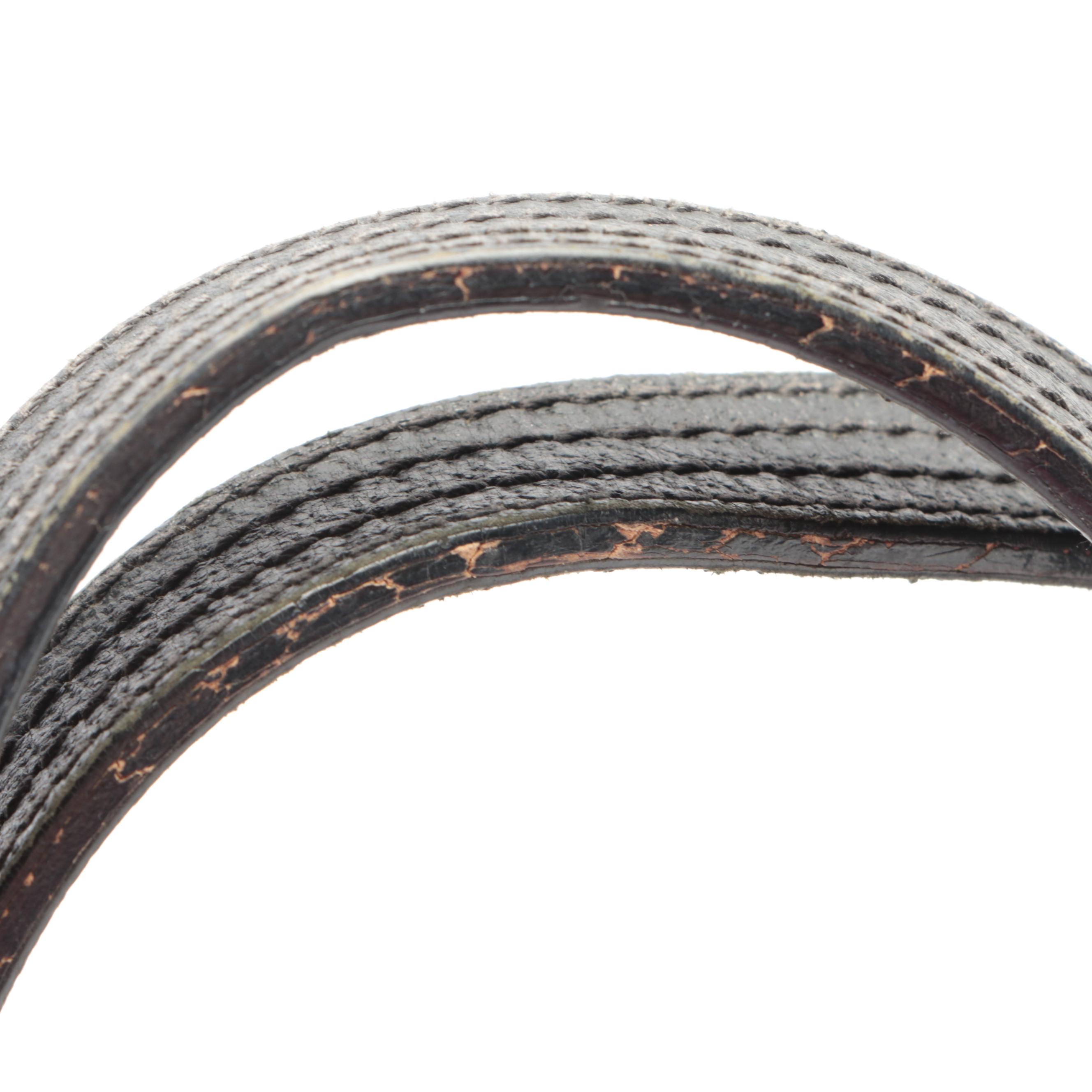 Gucci O-Ring Tote in Black GG Canvas with Leather Trim