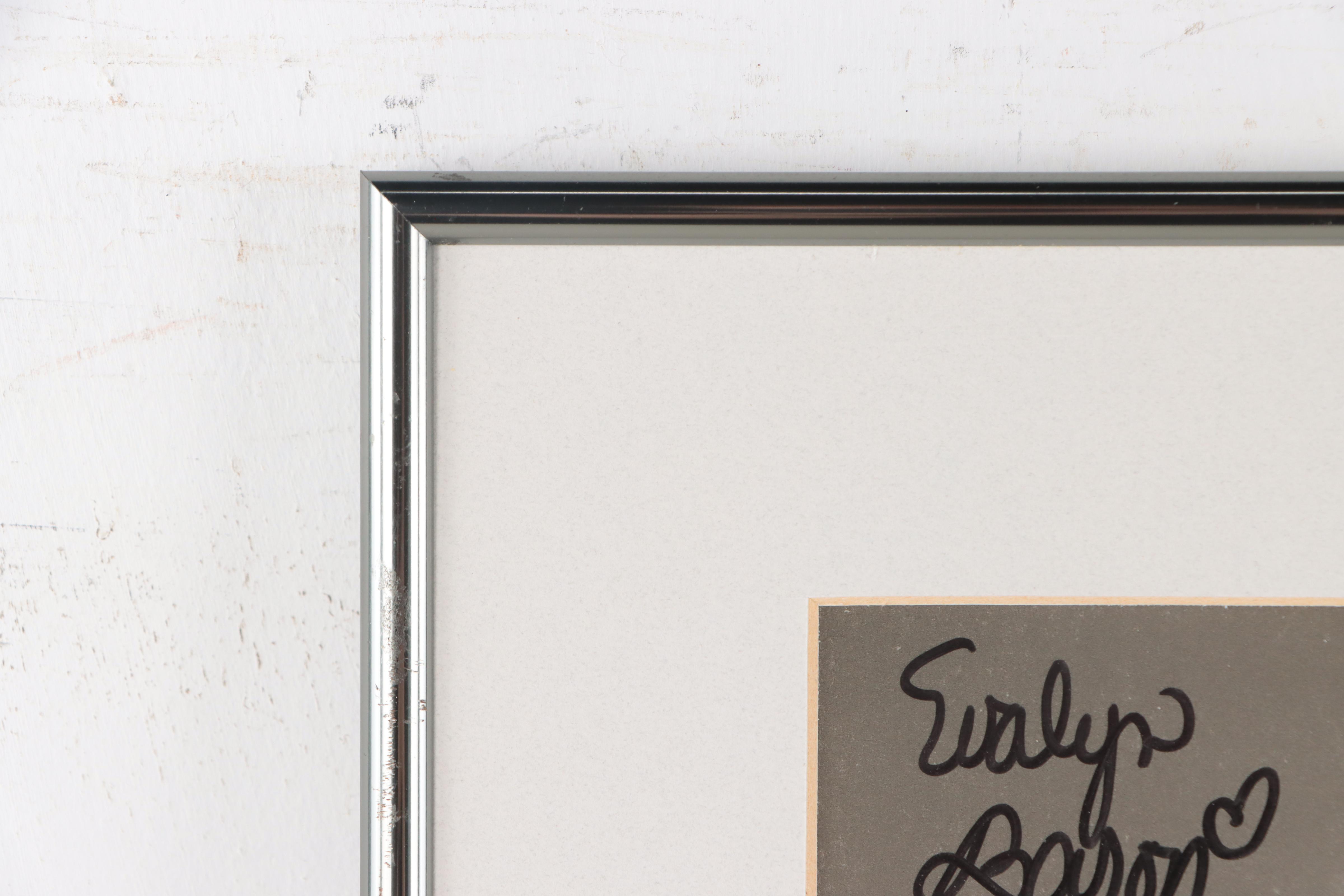 Broadway Cast Signed "Les Misérables" Poster with Playbill, 1990s