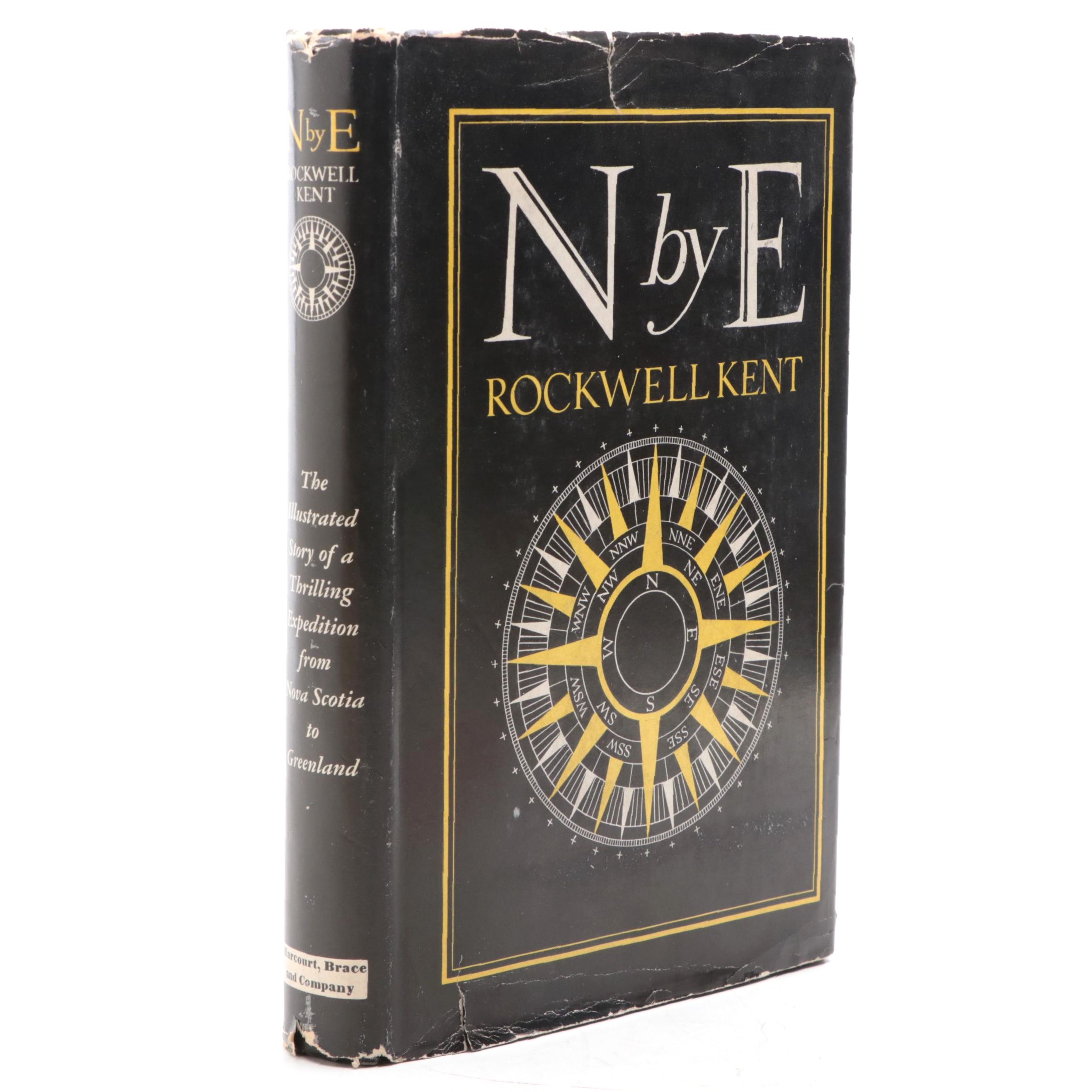 Signed "N by E" by Rockwell Kent, 1944