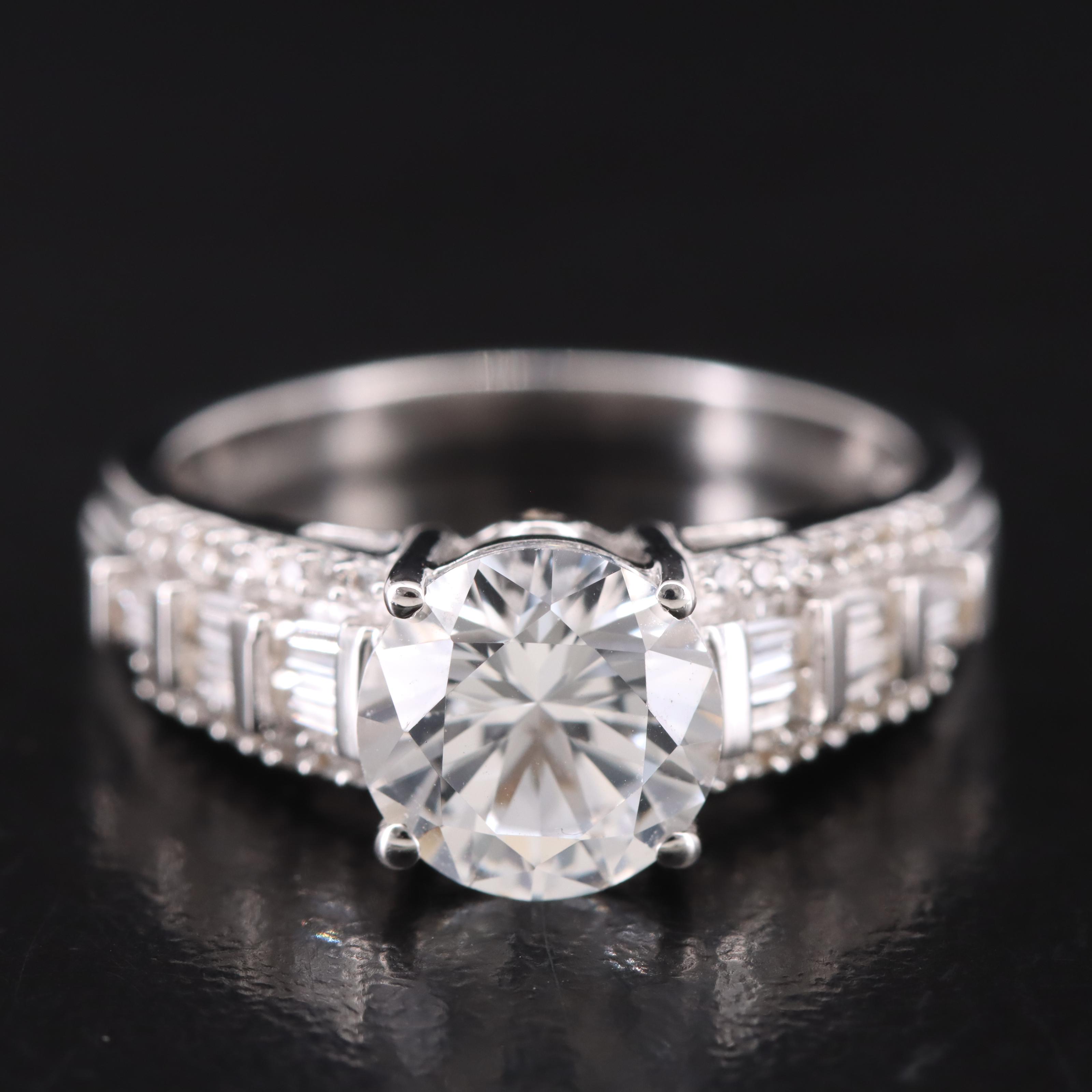 Sterling White Sapphire Ring