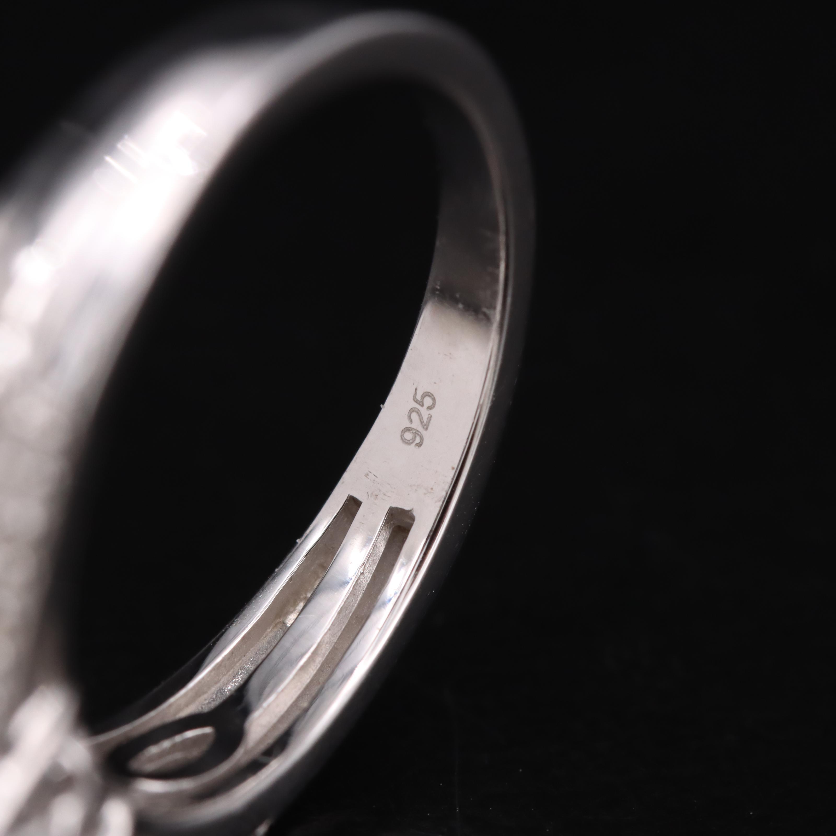 Sterling White Sapphire Ring