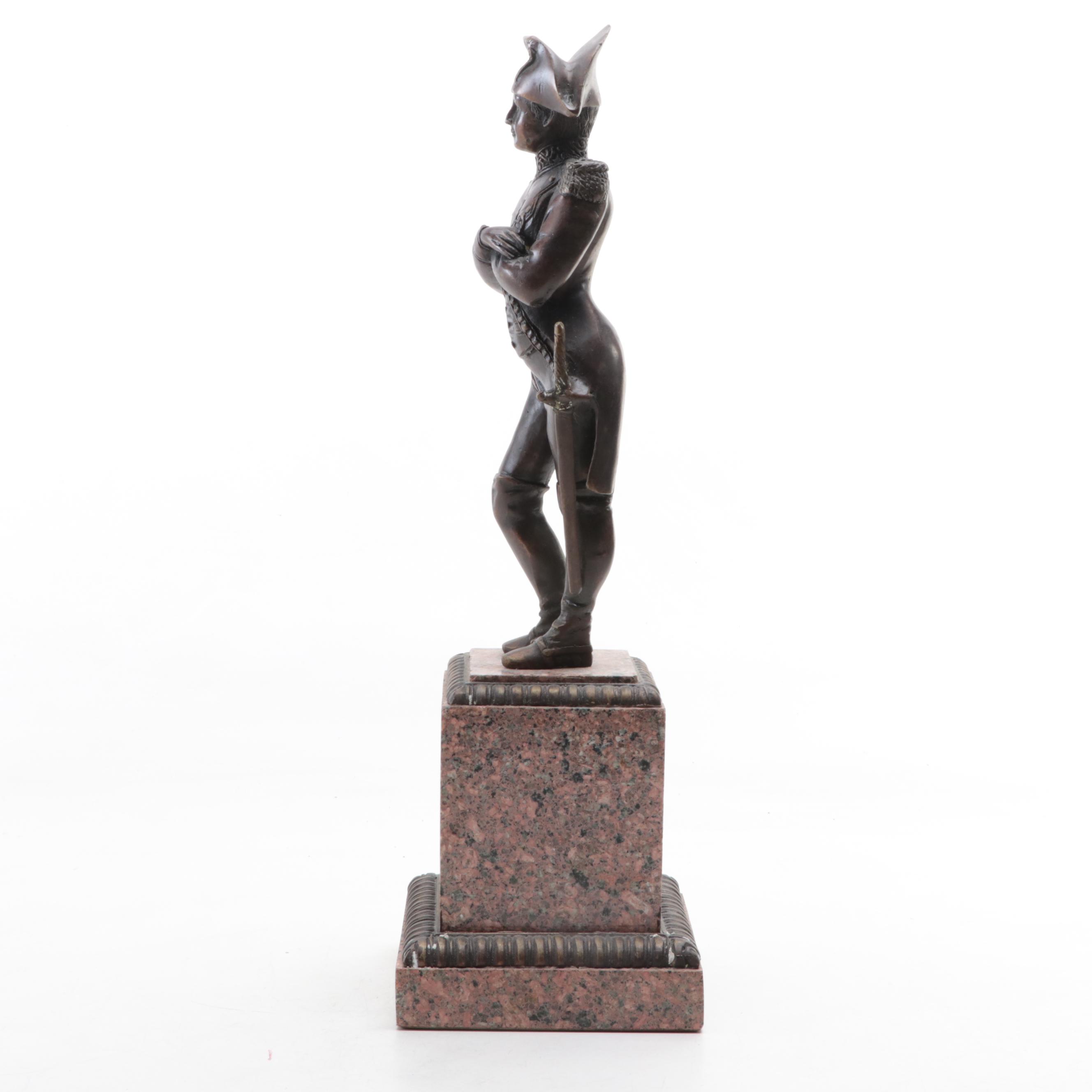 Bronze Statuette of Napoleon Bonaparte, 20th Century