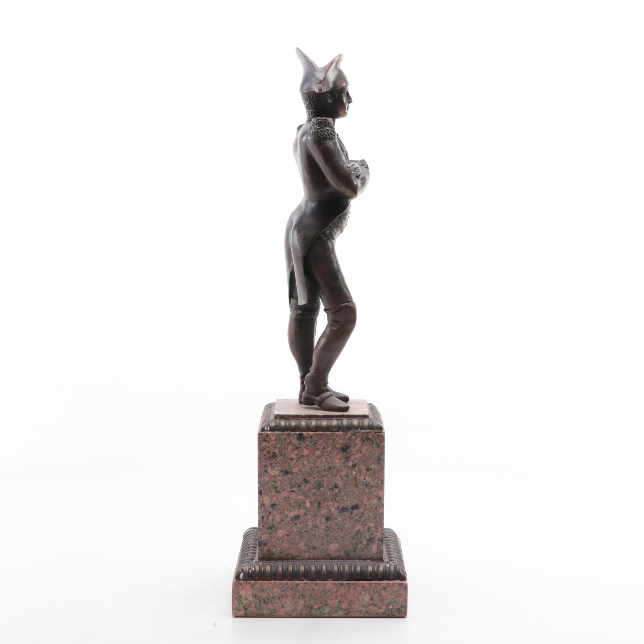 Bronze Statuette of Napoleon Bonaparte, 20th Century