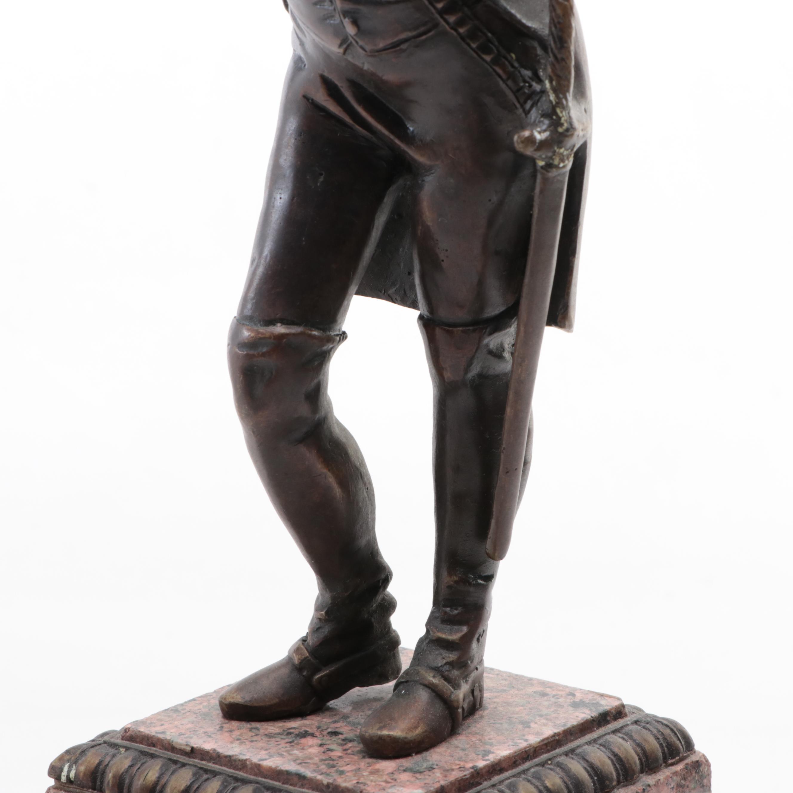 Bronze Statuette of Napoleon Bonaparte, 20th Century