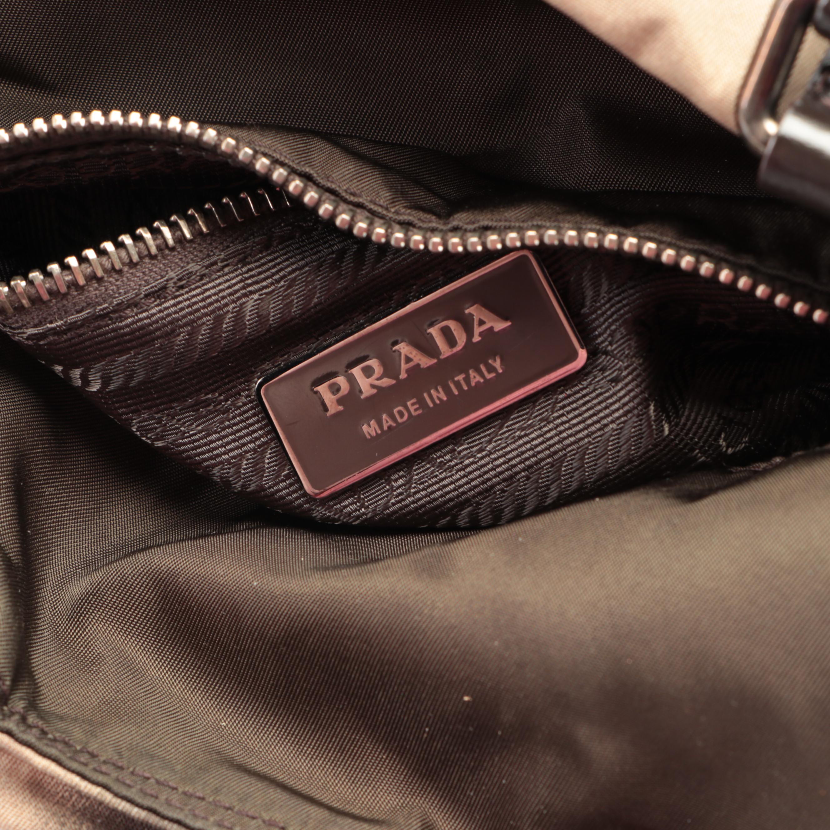 Prada Printed Nylon Tessuto Convertible Tote