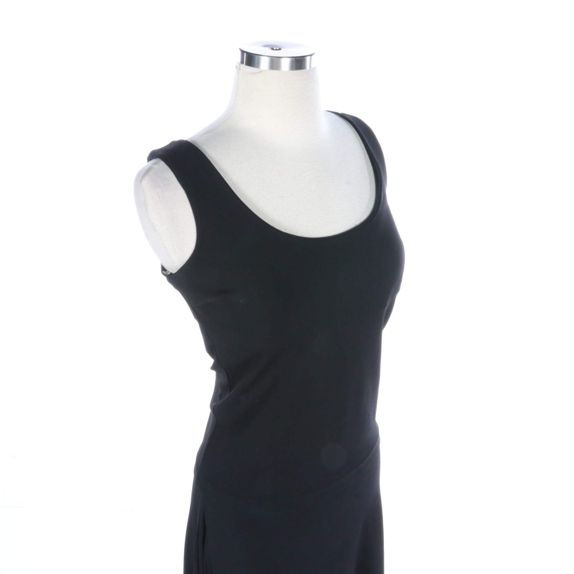 Burberry Black Knit Tank and Skirt Set