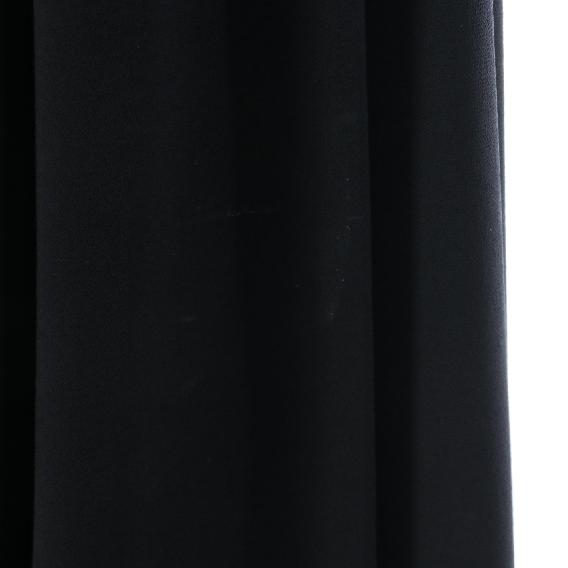 Burberry Black Knit Tank and Skirt Set