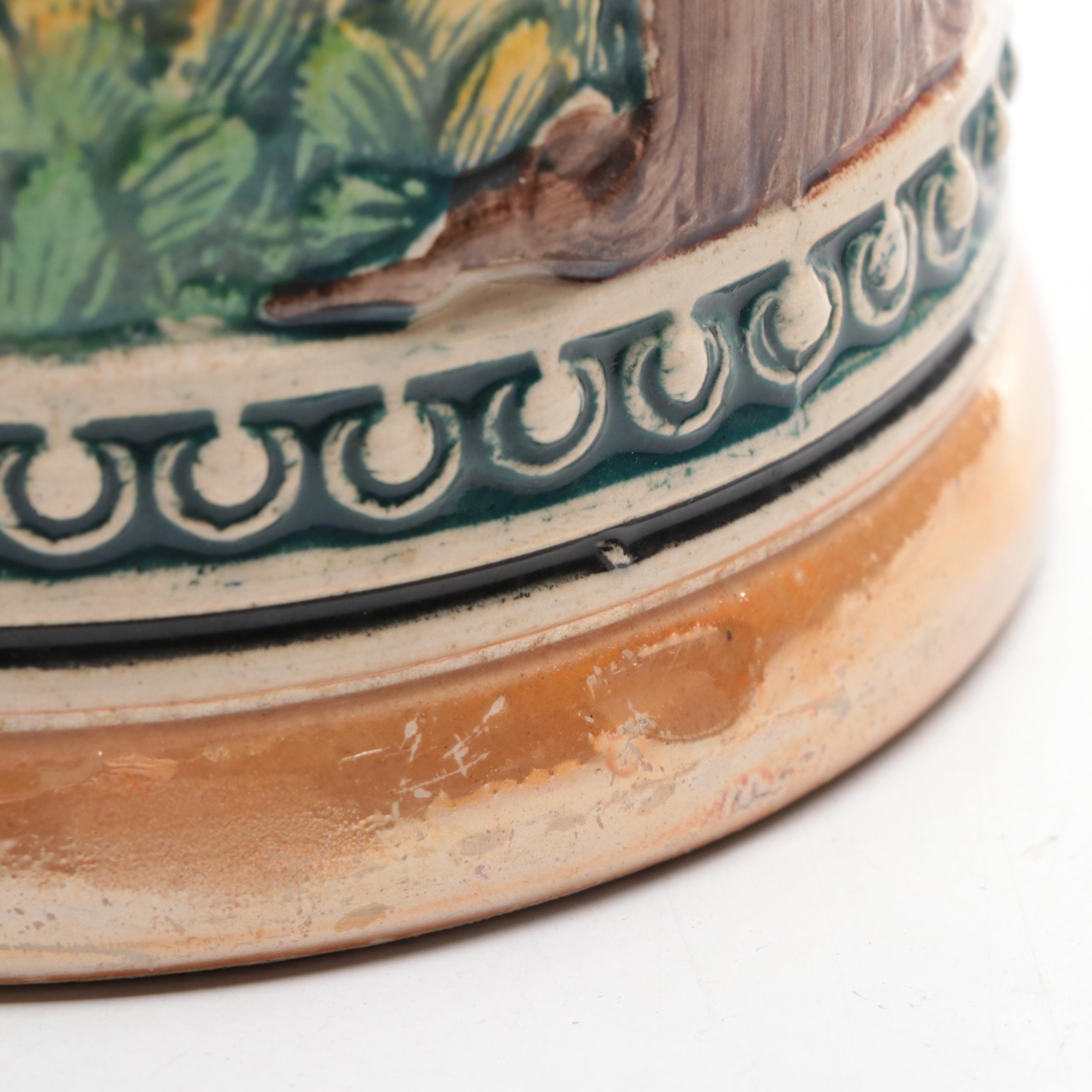 Villeroy & Boch Mettlach Stoneware Beer Stein with Other German Steins