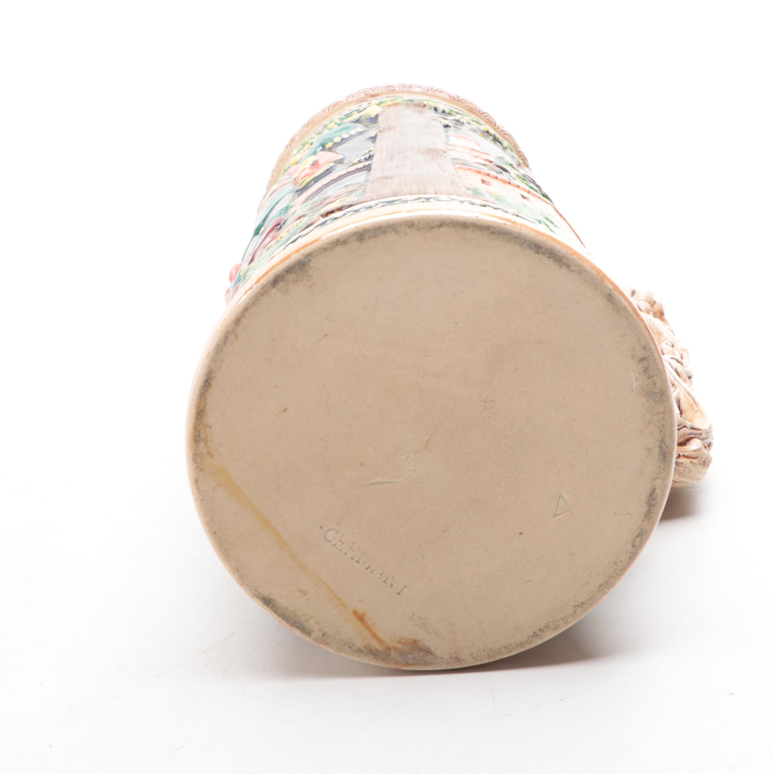 Villeroy & Boch Mettlach Stoneware Beer Stein with Other German Steins