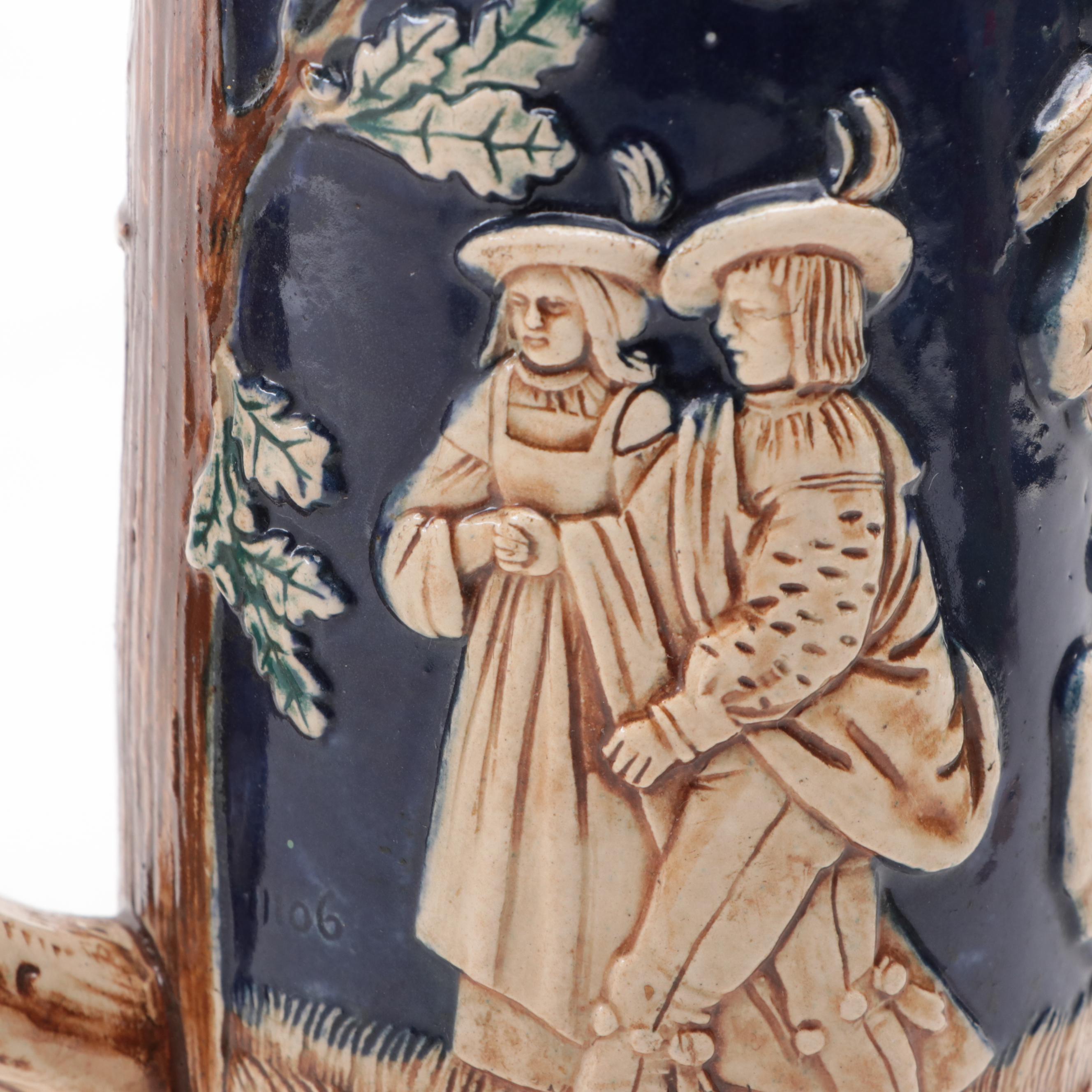 Villeroy & Boch Mettlach Stoneware Beer Stein with Other German Steins