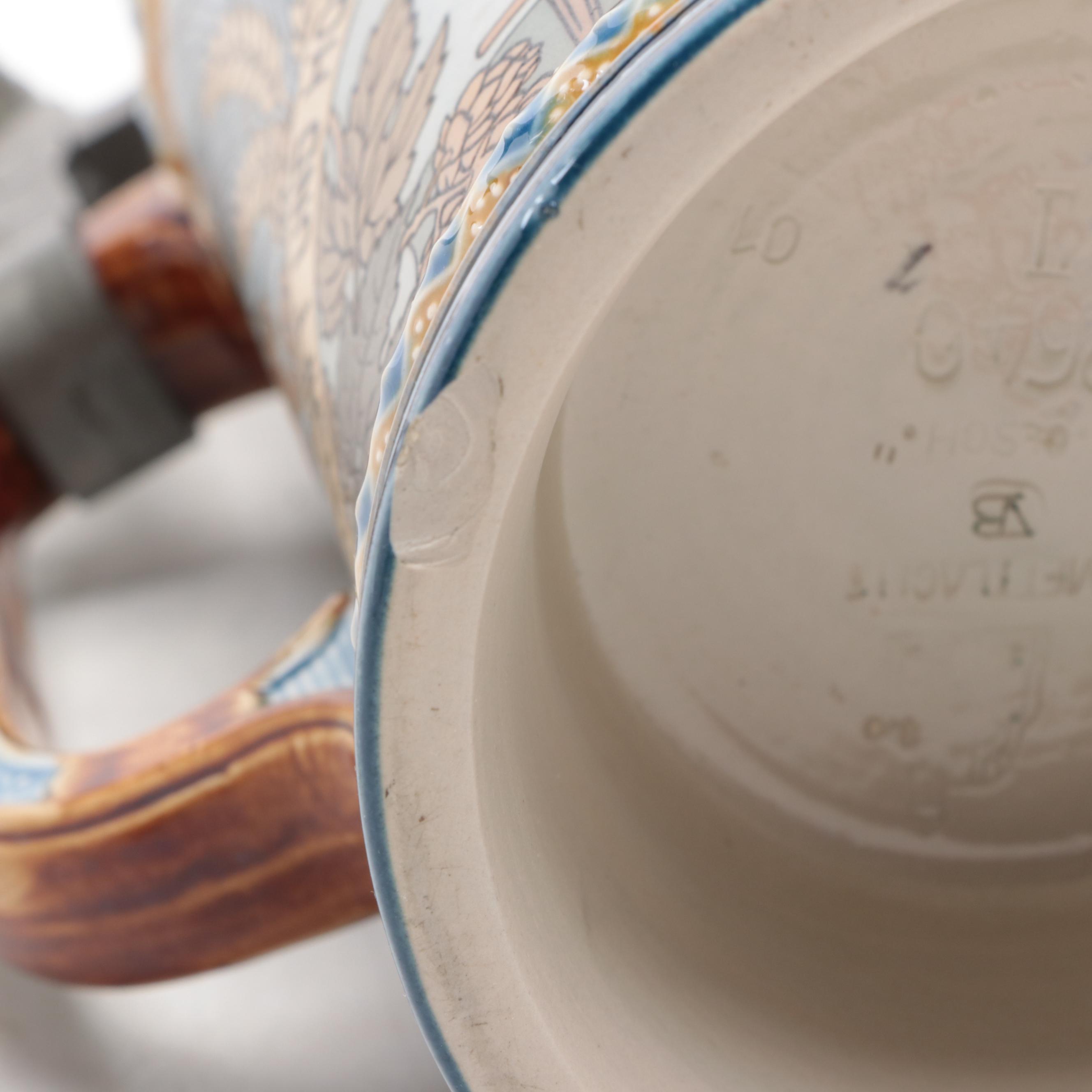 Villeroy & Boch Mettlach Stoneware Beer Stein with Other German Steins