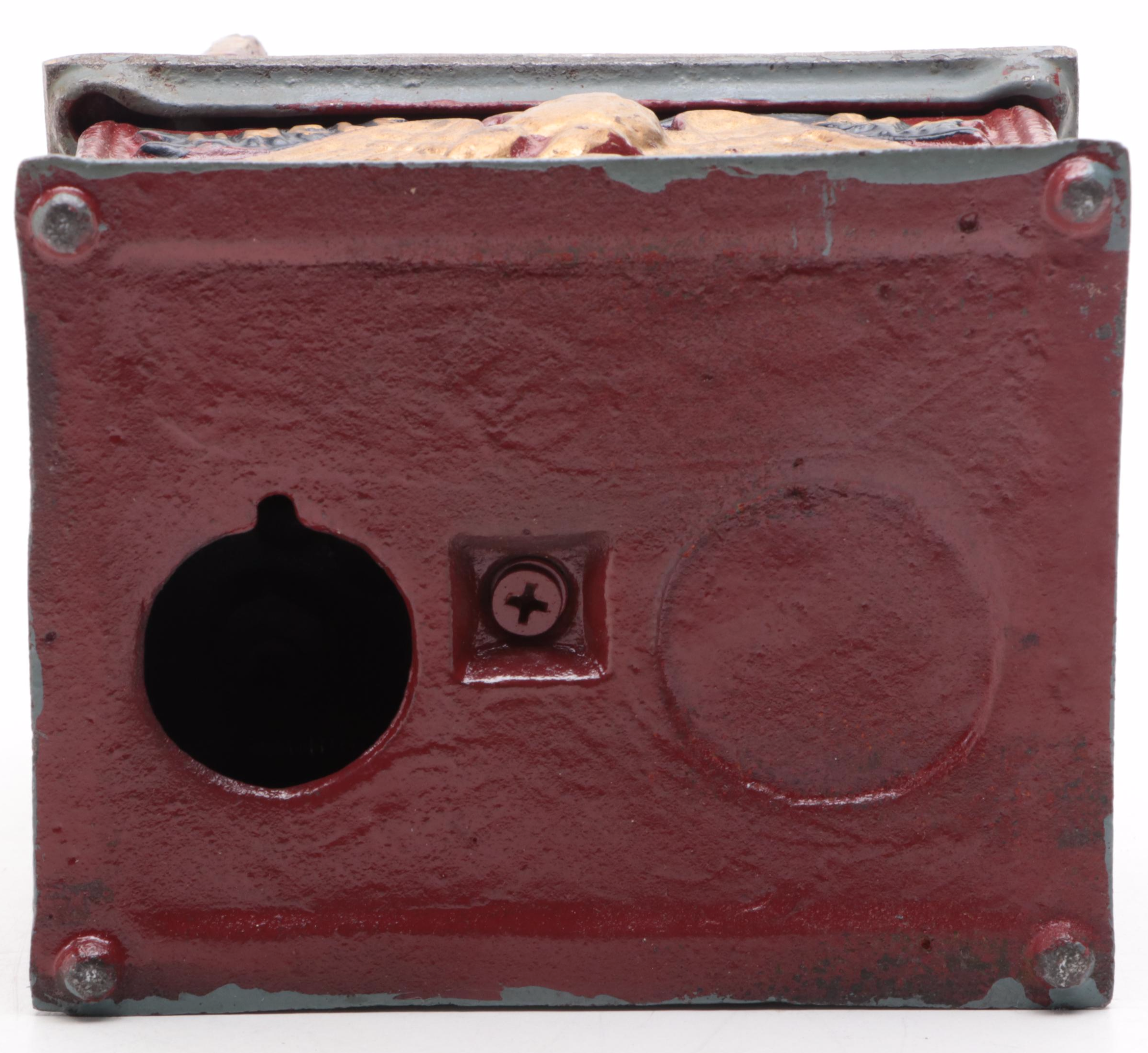 Cold-Painted Cast Iron "Uncle Sam" Mechanical Bank