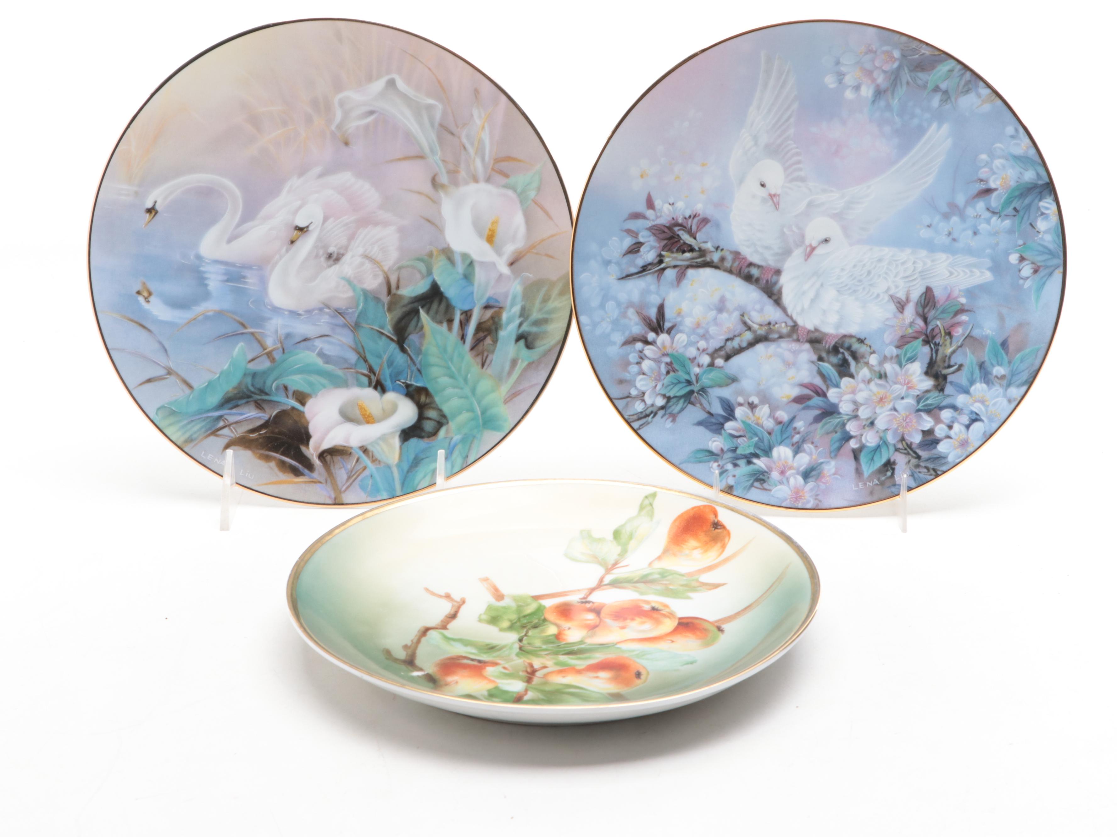 Adams "Titian Ware" with Noritake and Other Collectors Plates
