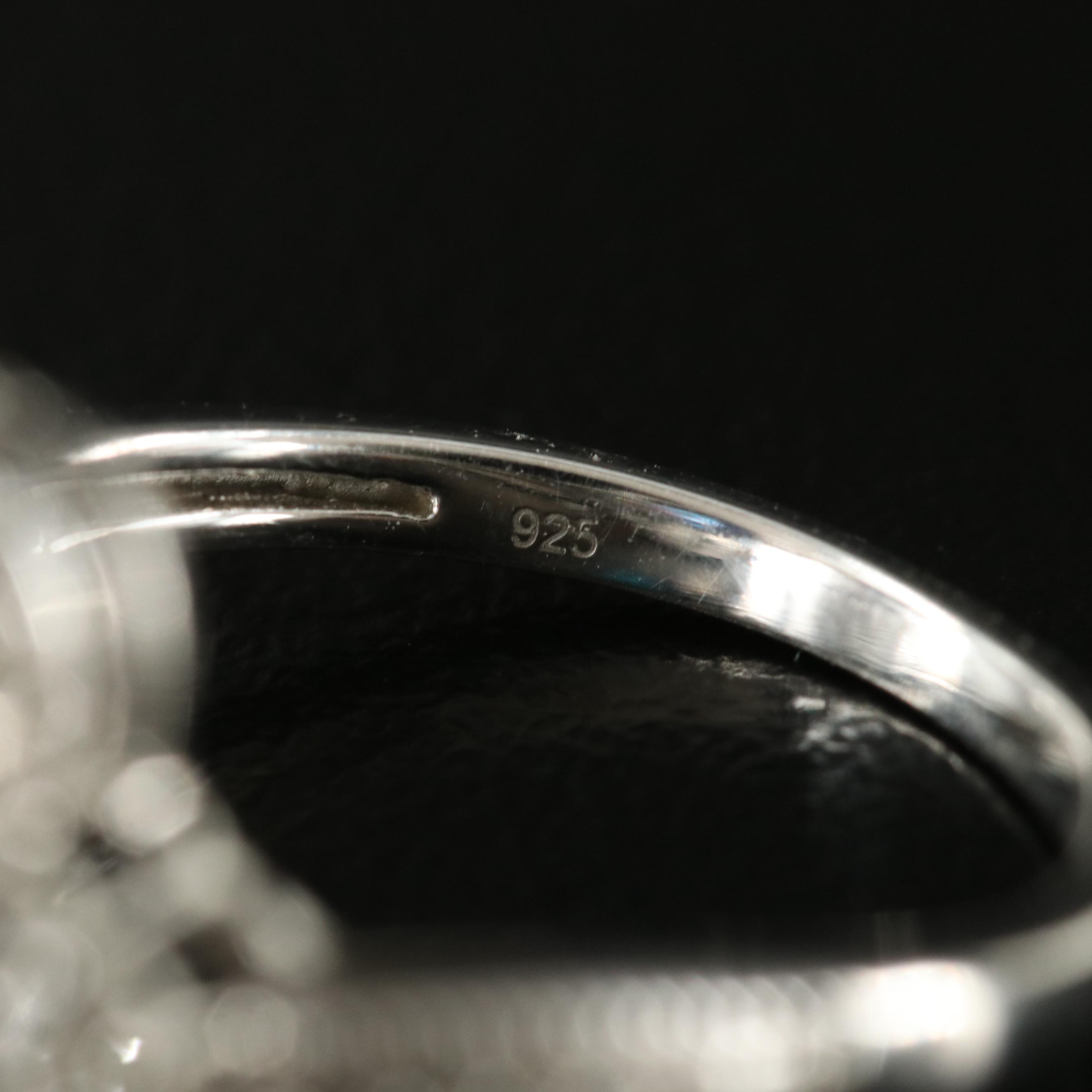 Sterling Color Changing Sapphire and Sapphire Ring