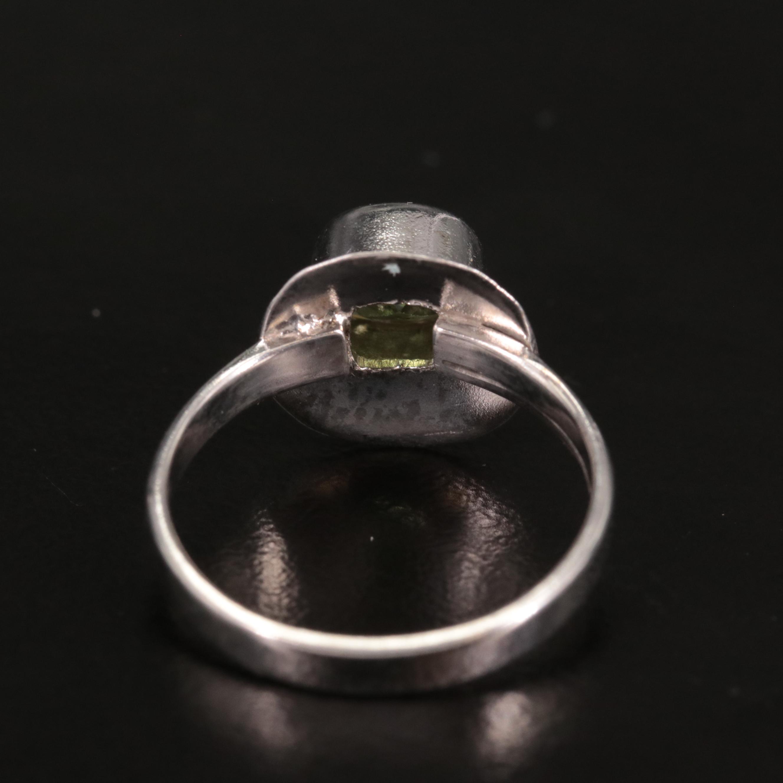 Sterling Peridot Ring