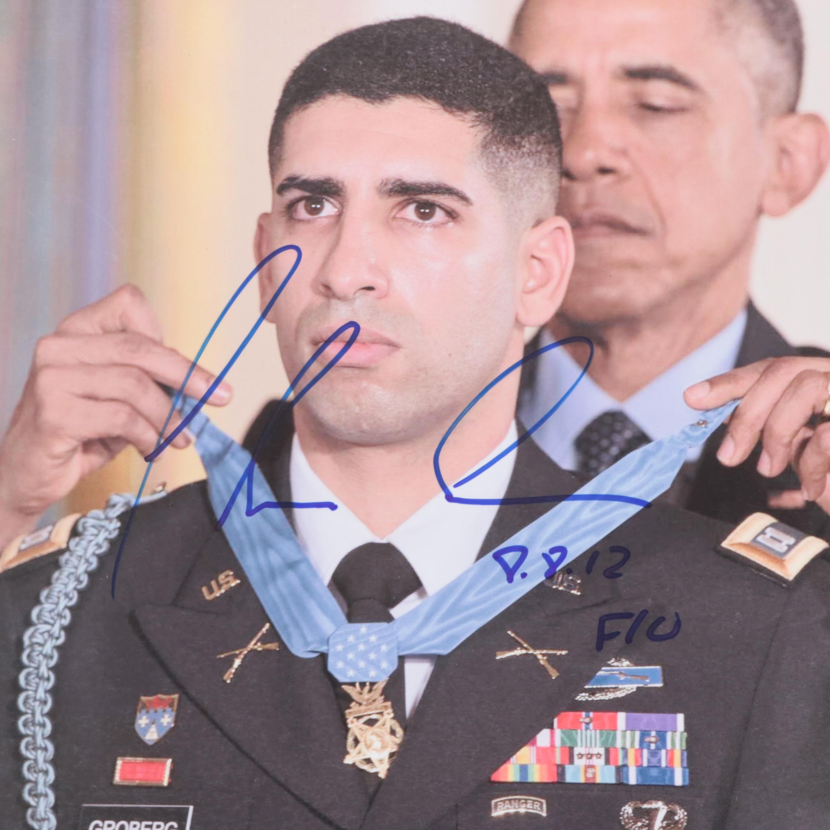 Florent Groberg Signed Medal Of Honor Giclées