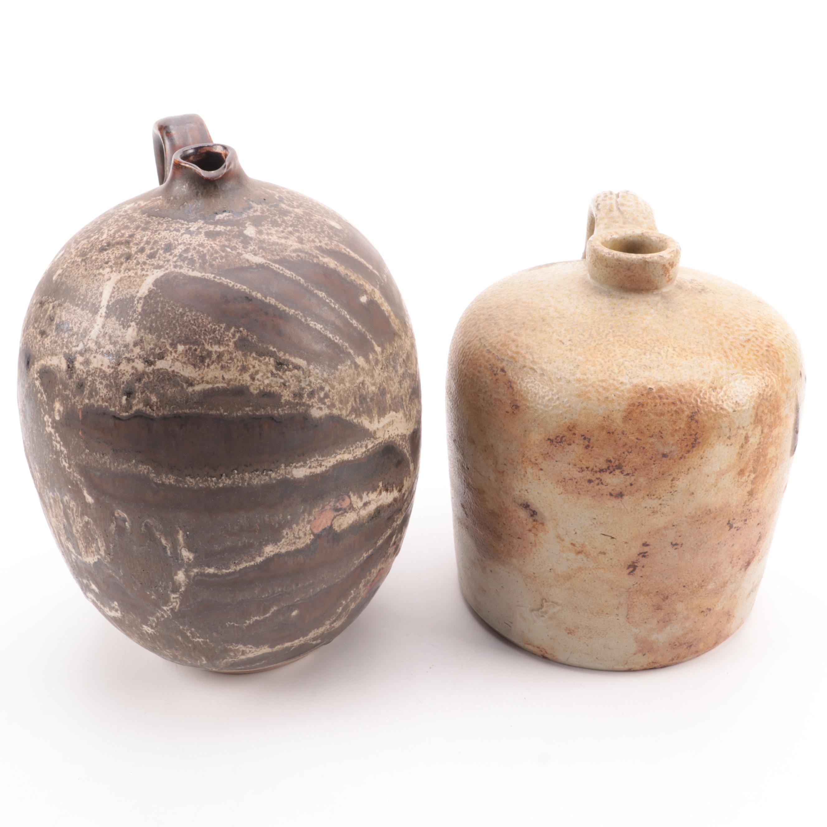 Storr Britz and Other Glazed Stoneware Jug